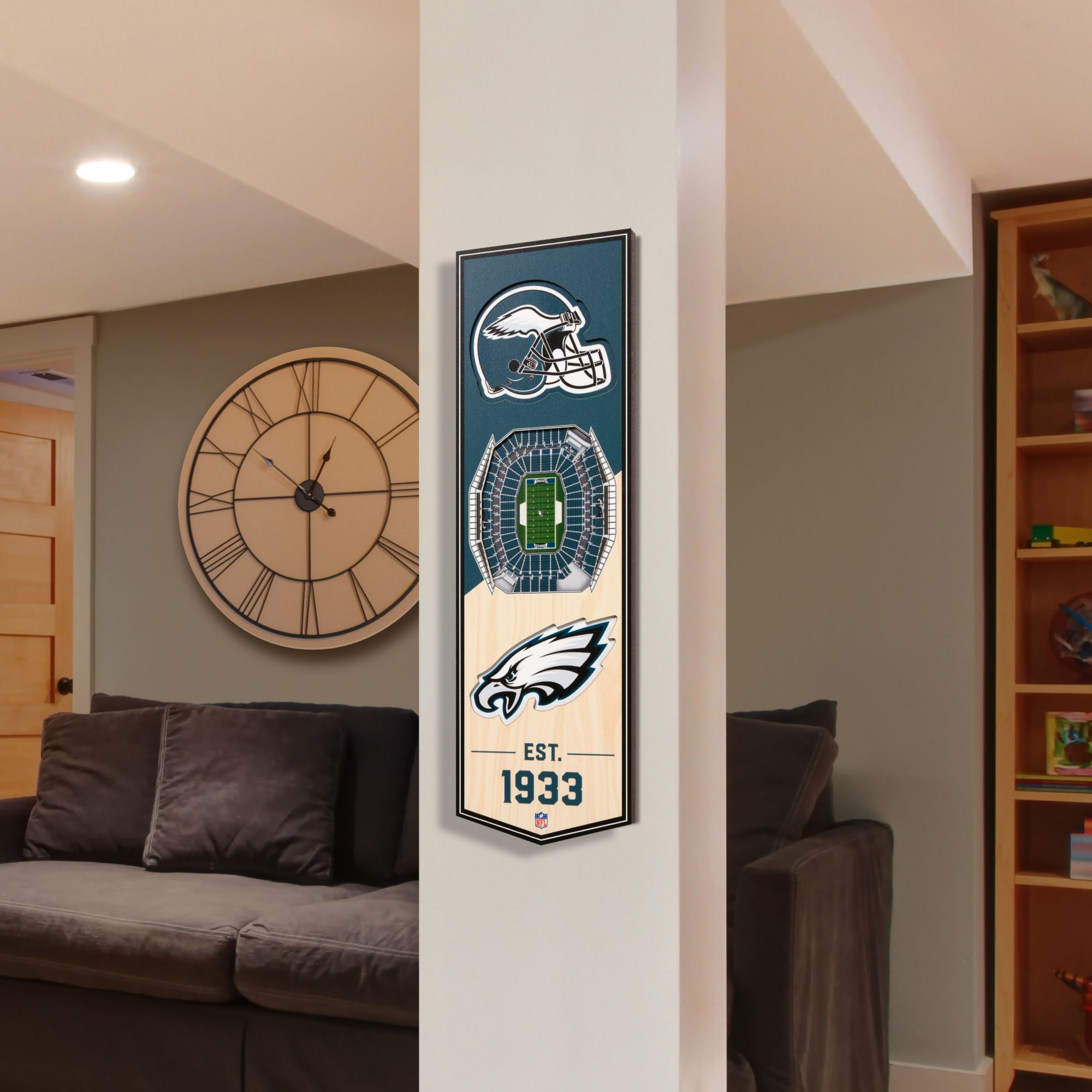 YouTheFan Philadelphia Eagles 6''x19'' 3-D Banner product image