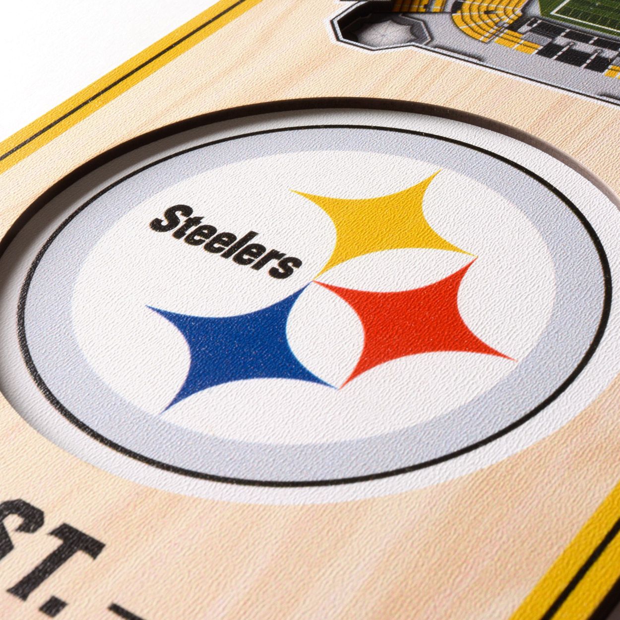 YouTheFan Pittsburgh Steelers 6''x19'' 3-D Banner product image
