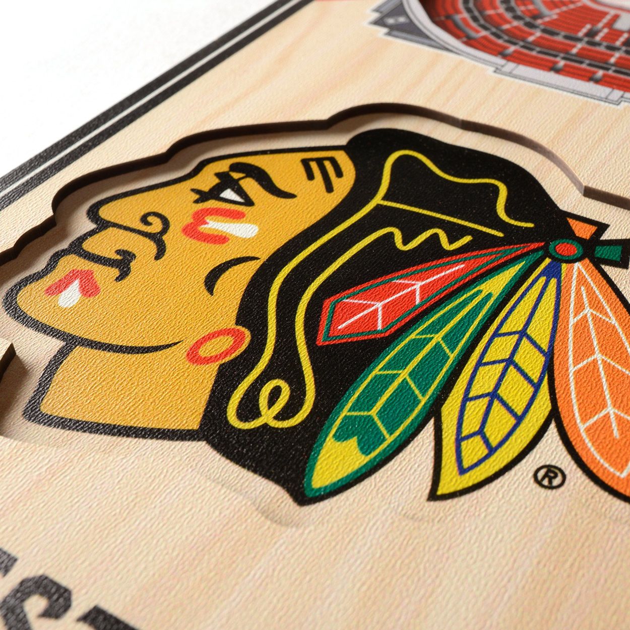 YouTheFan Chicago Blackhawks 6''x19'' 3-D Banner product image