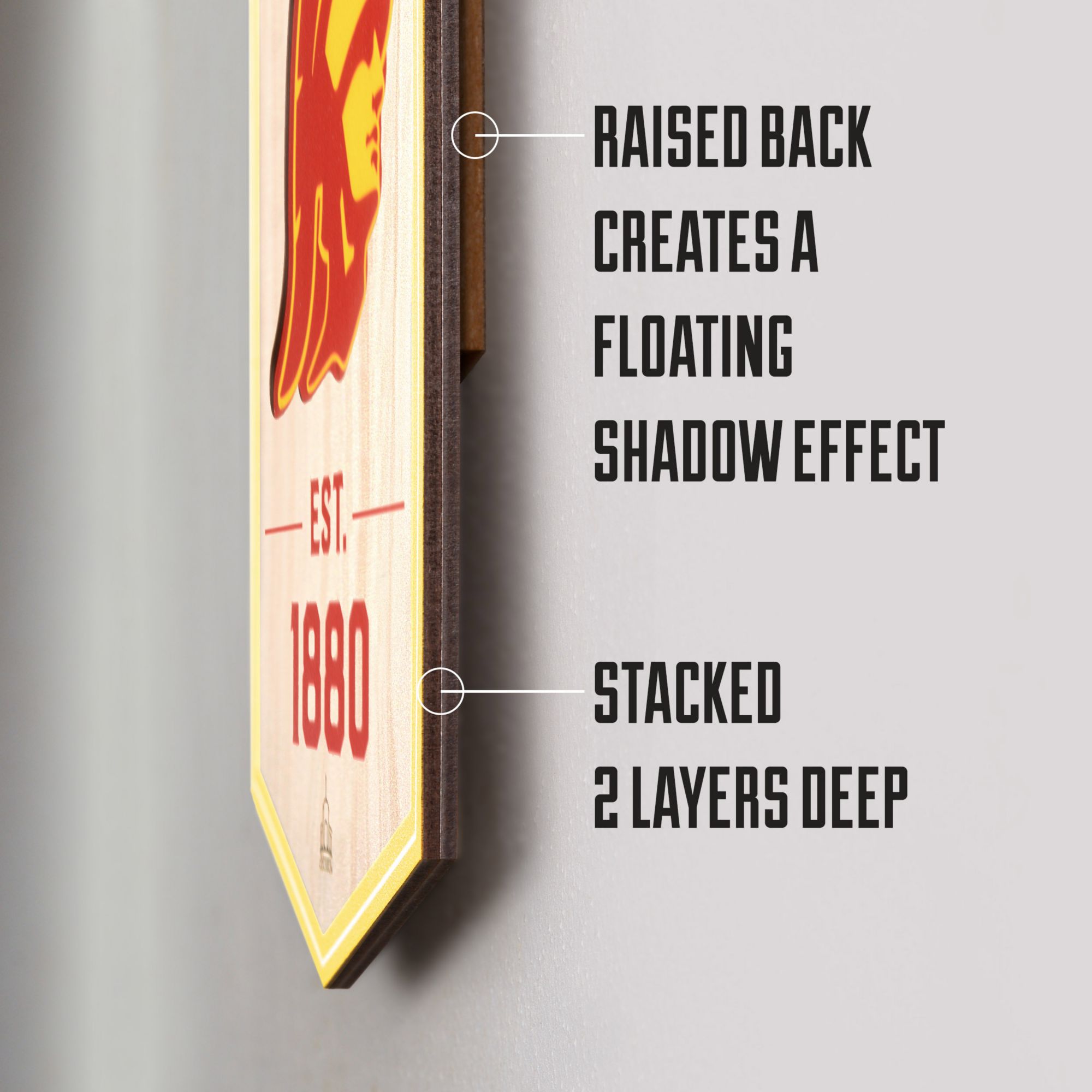 YouTheFan Vegas Golden Knights 6''x19'' 3-D Banner product image