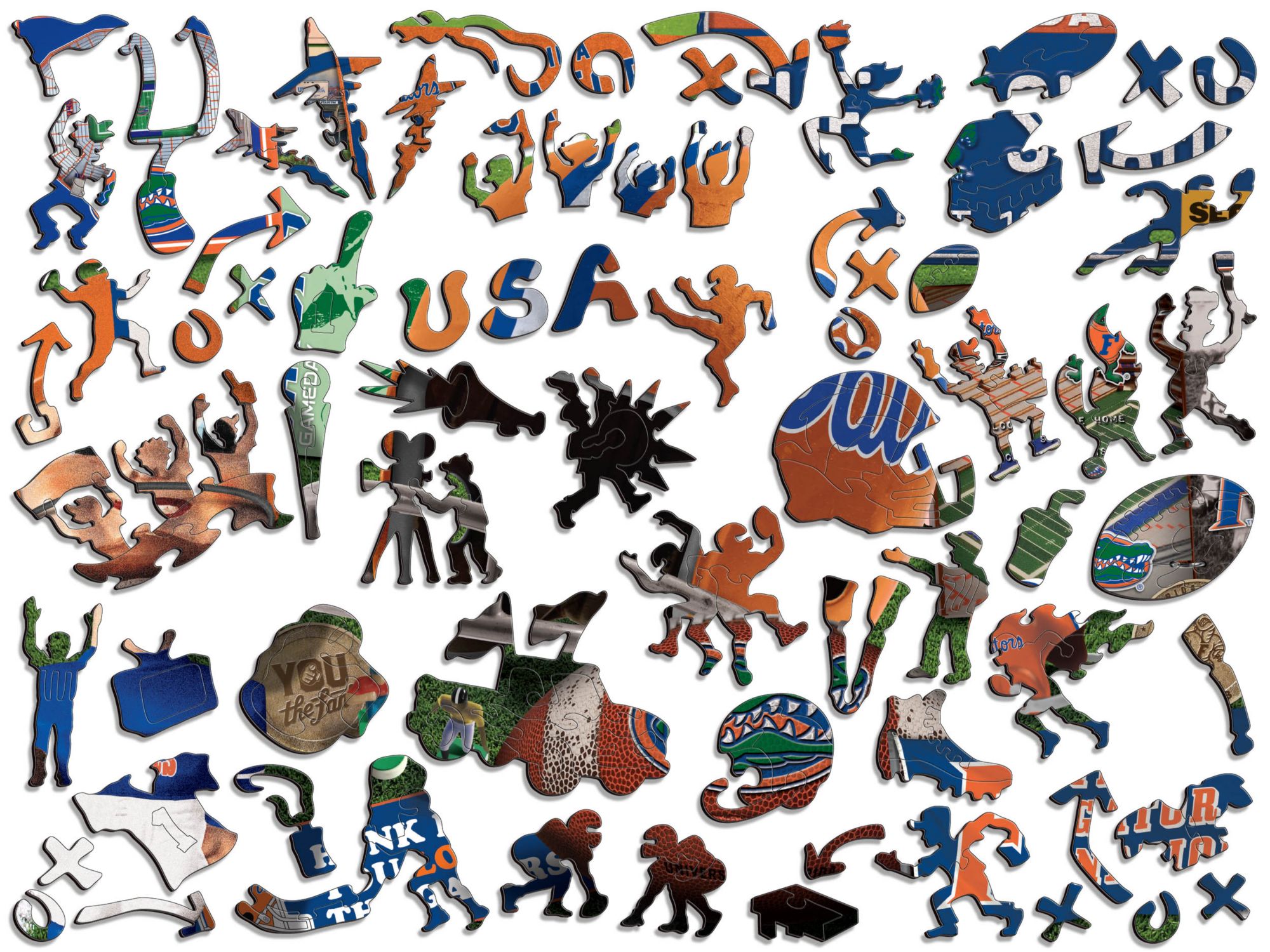 You The Fan Florida Gators Wooden Puzzle product image