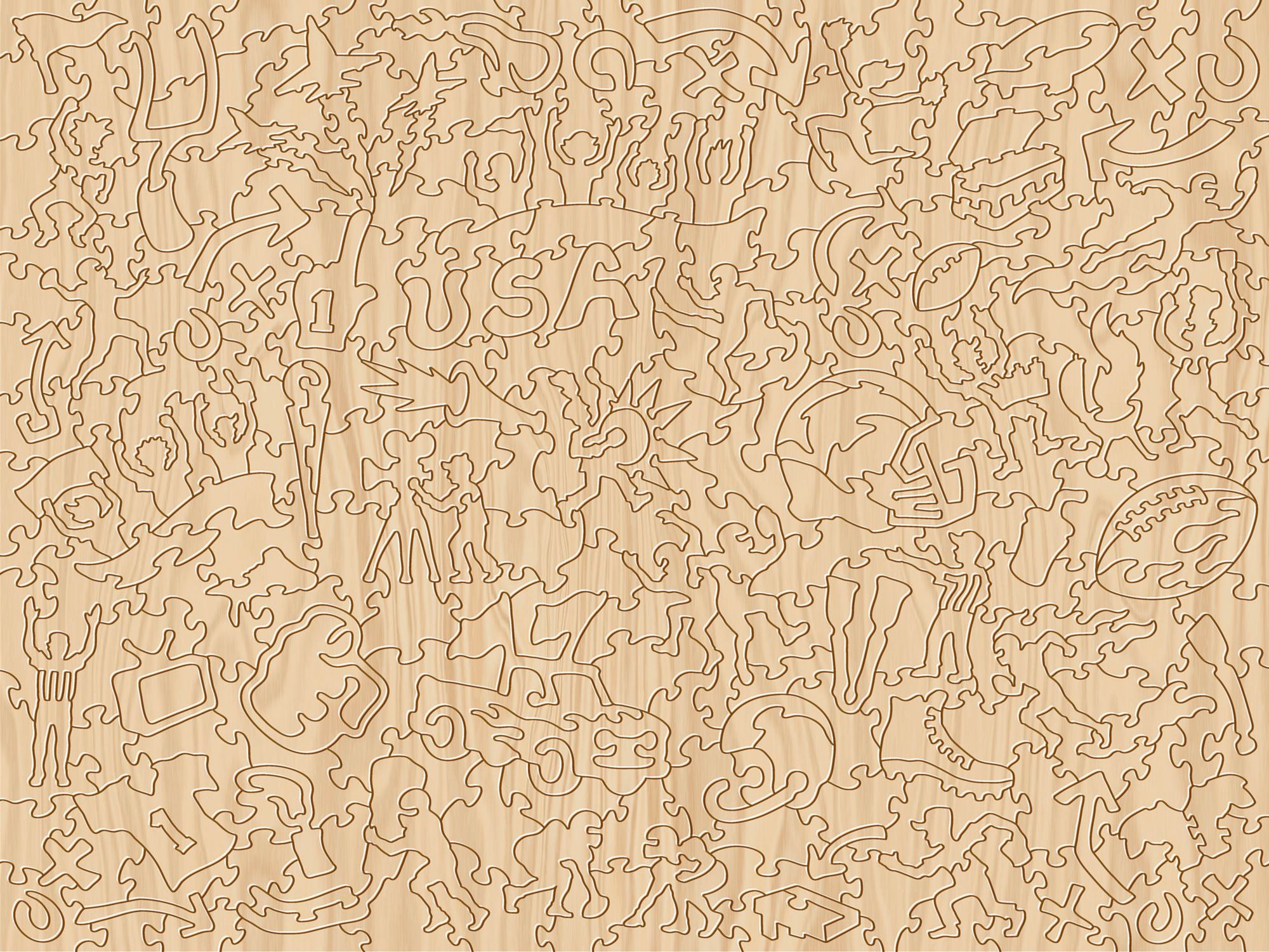 You The Fan Florida Gators Wooden Puzzle product image