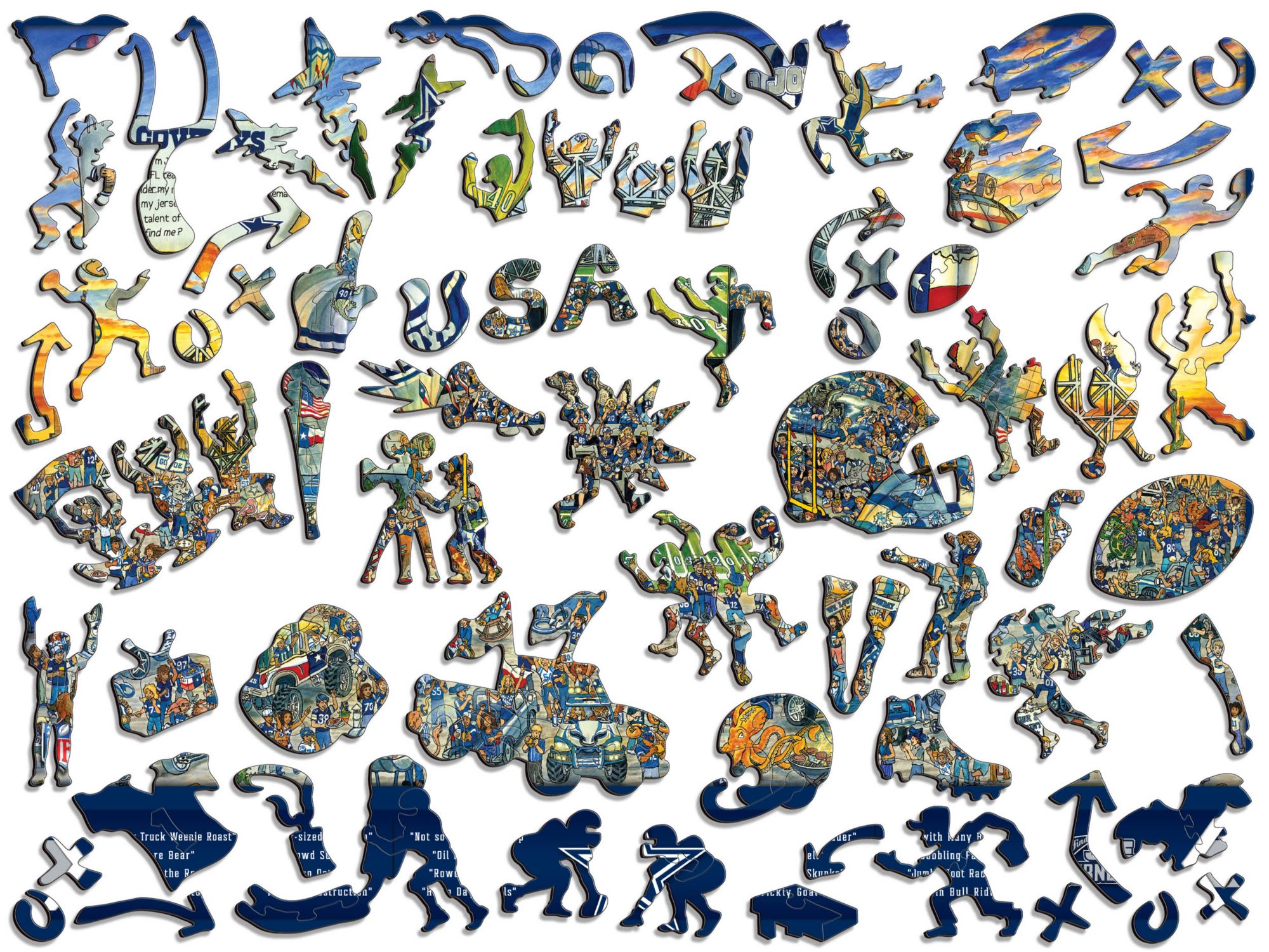 You The Fan Dallas Cowboys Wooden Puzzle product image