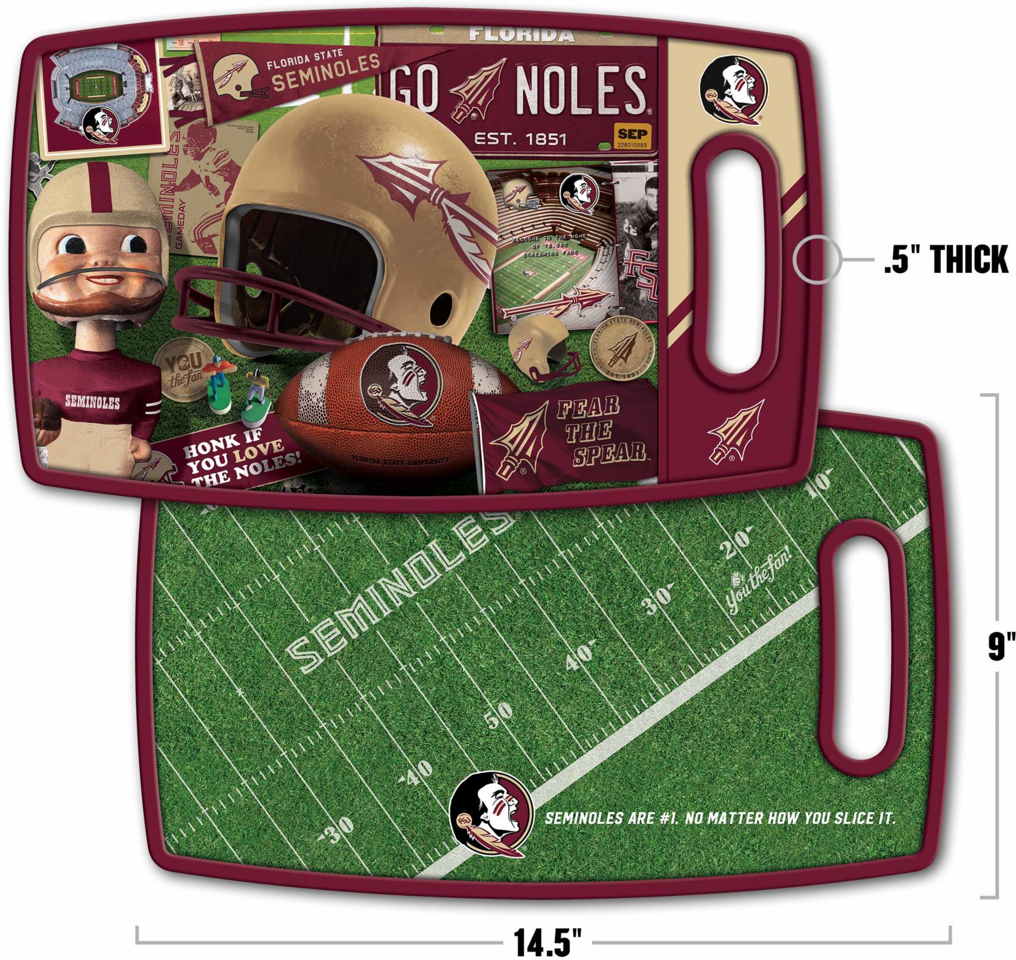 YouTheFan Florida State Seminoles Retro Cutting Board product image
