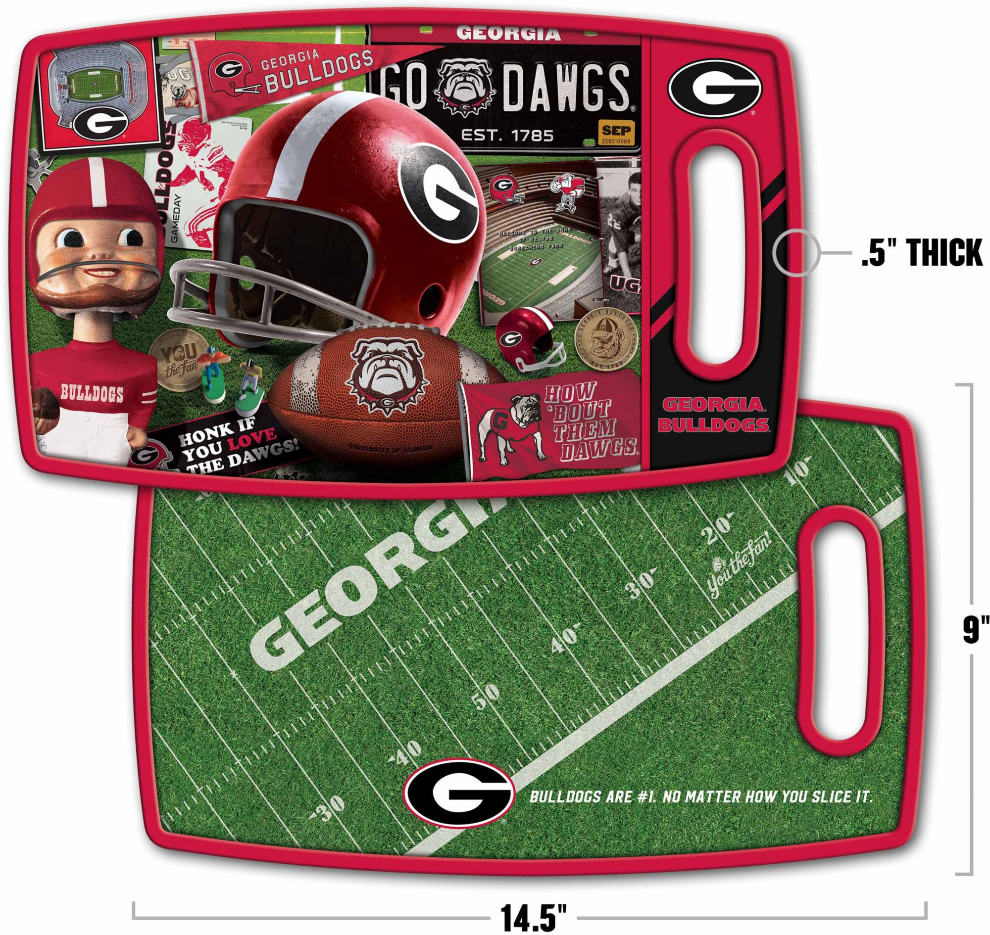 YouTheFan Georgia Bulldogs Retro Cutting Board product image