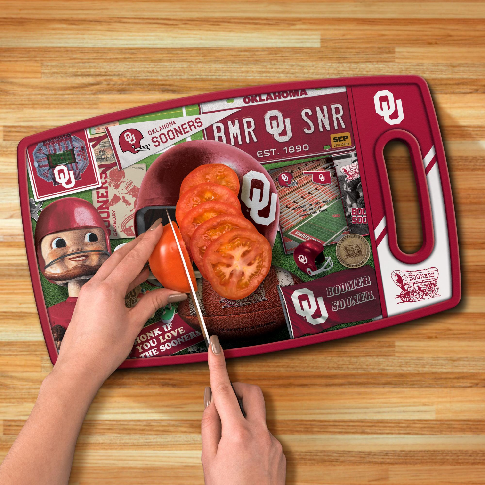 YouTheFan Oklahoma Sooners Retro Cutting Board product image