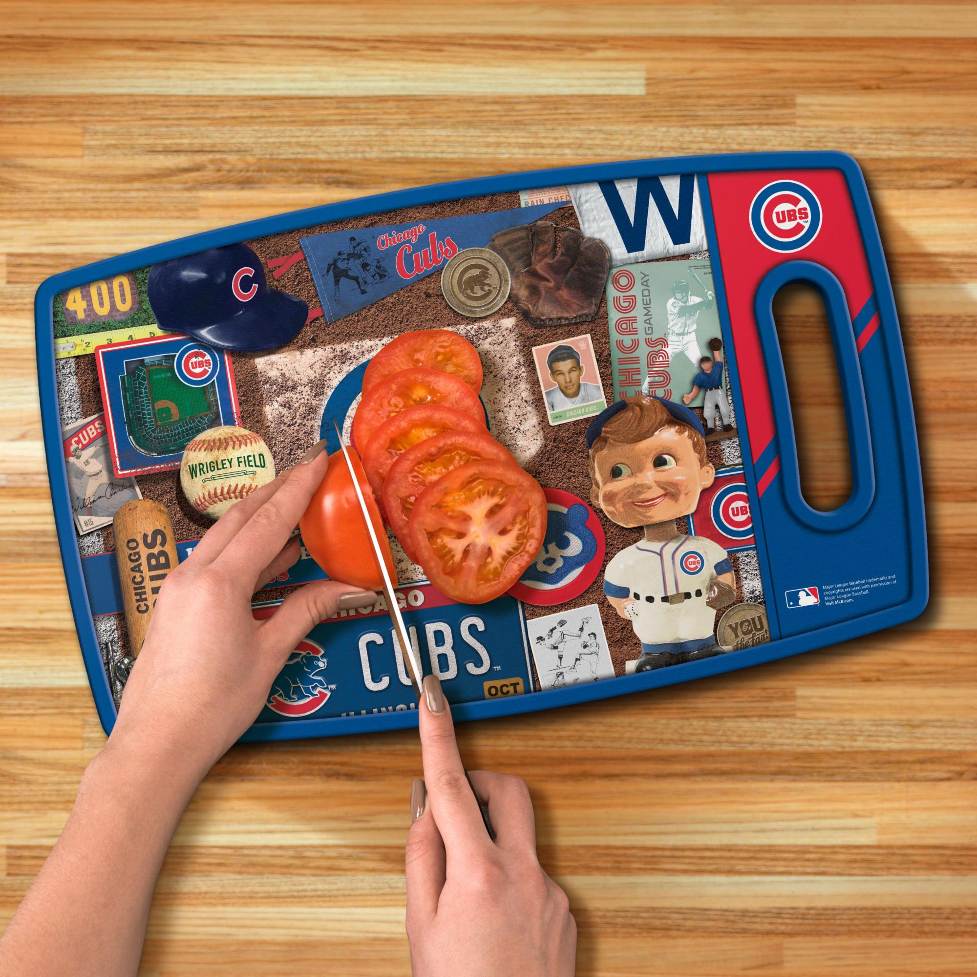 YouTheFan Chicago Cubs Retro Cutting Board product image