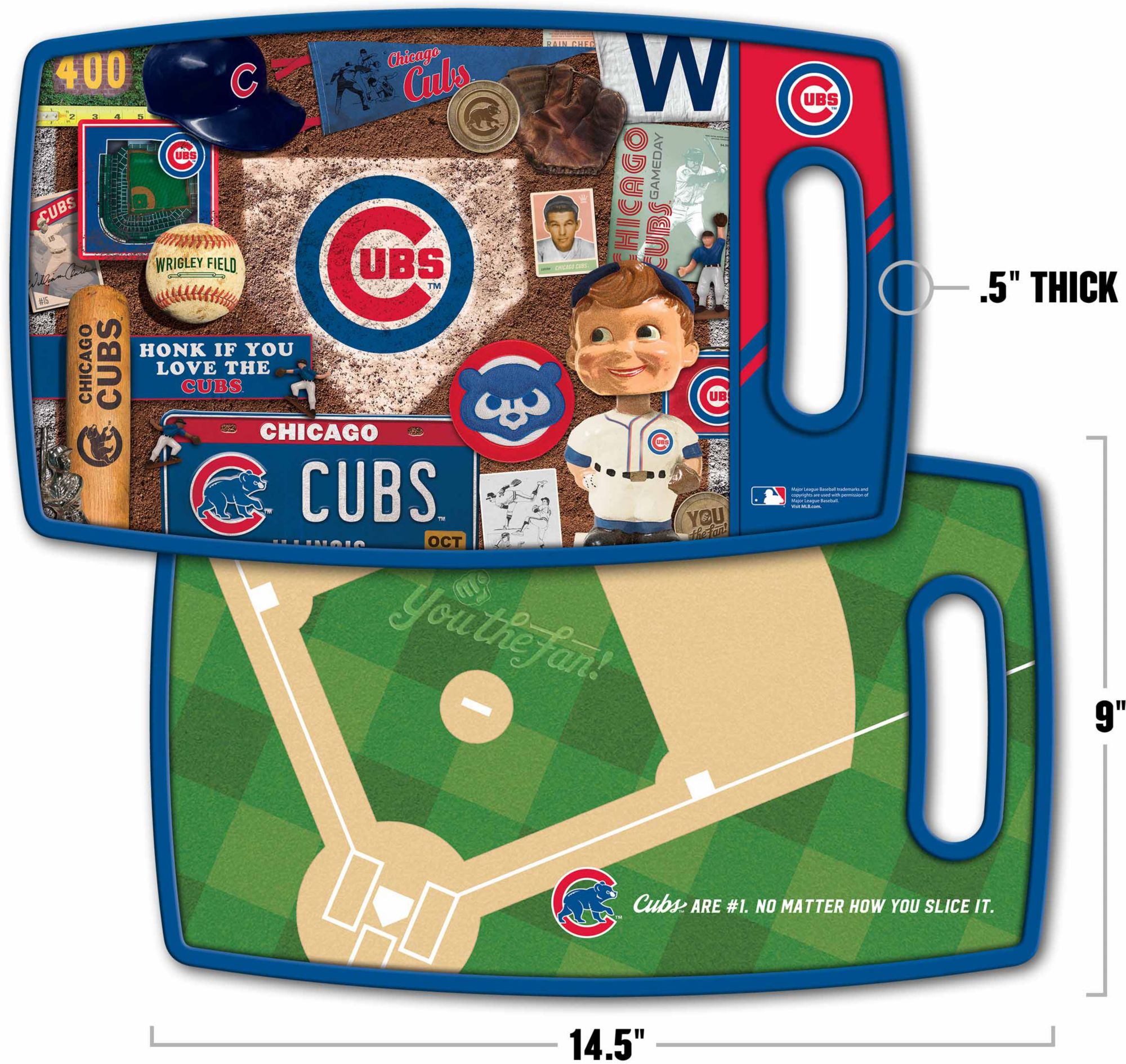 YouTheFan Chicago Cubs Retro Cutting Board product image