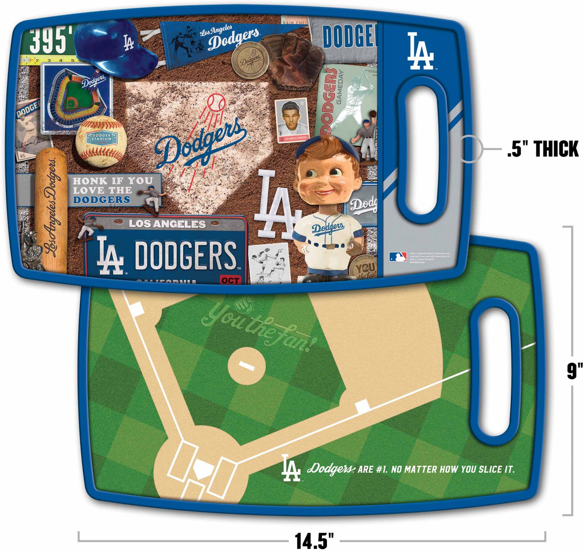 YouTheFan Los Angeles Dodgers Retro Cutting Board product image