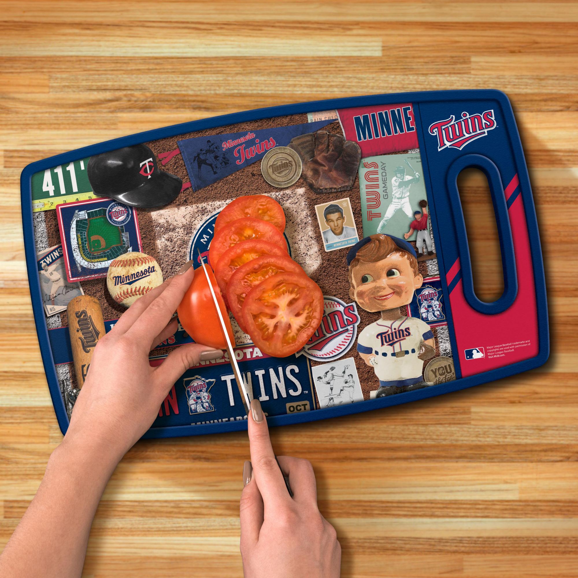 YouTheFan Minnesota Twins Retro Cutting Board product image