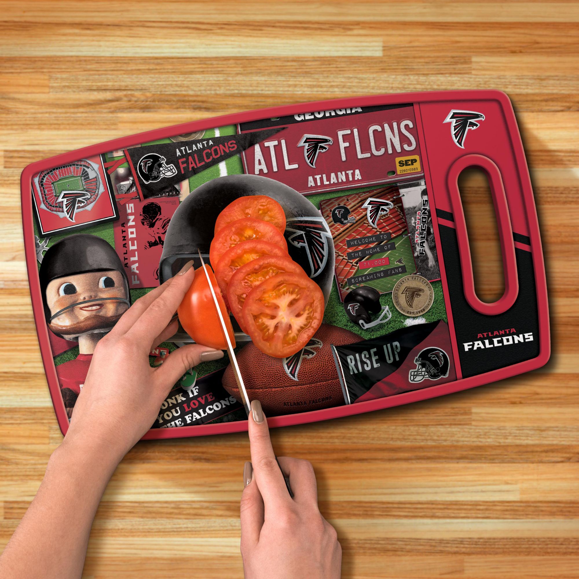 YouTheFan Atlanta Falcons Retro Cutting Board product image