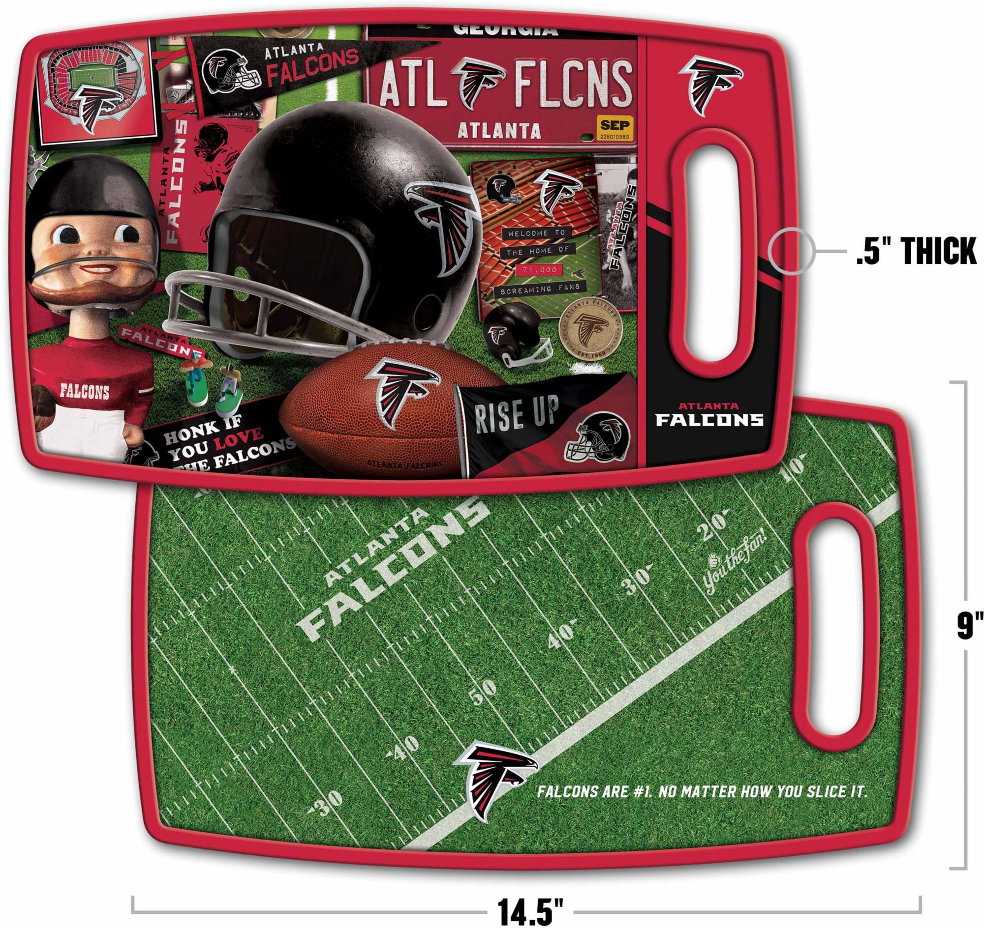 YouTheFan Atlanta Falcons Retro Cutting Board product image