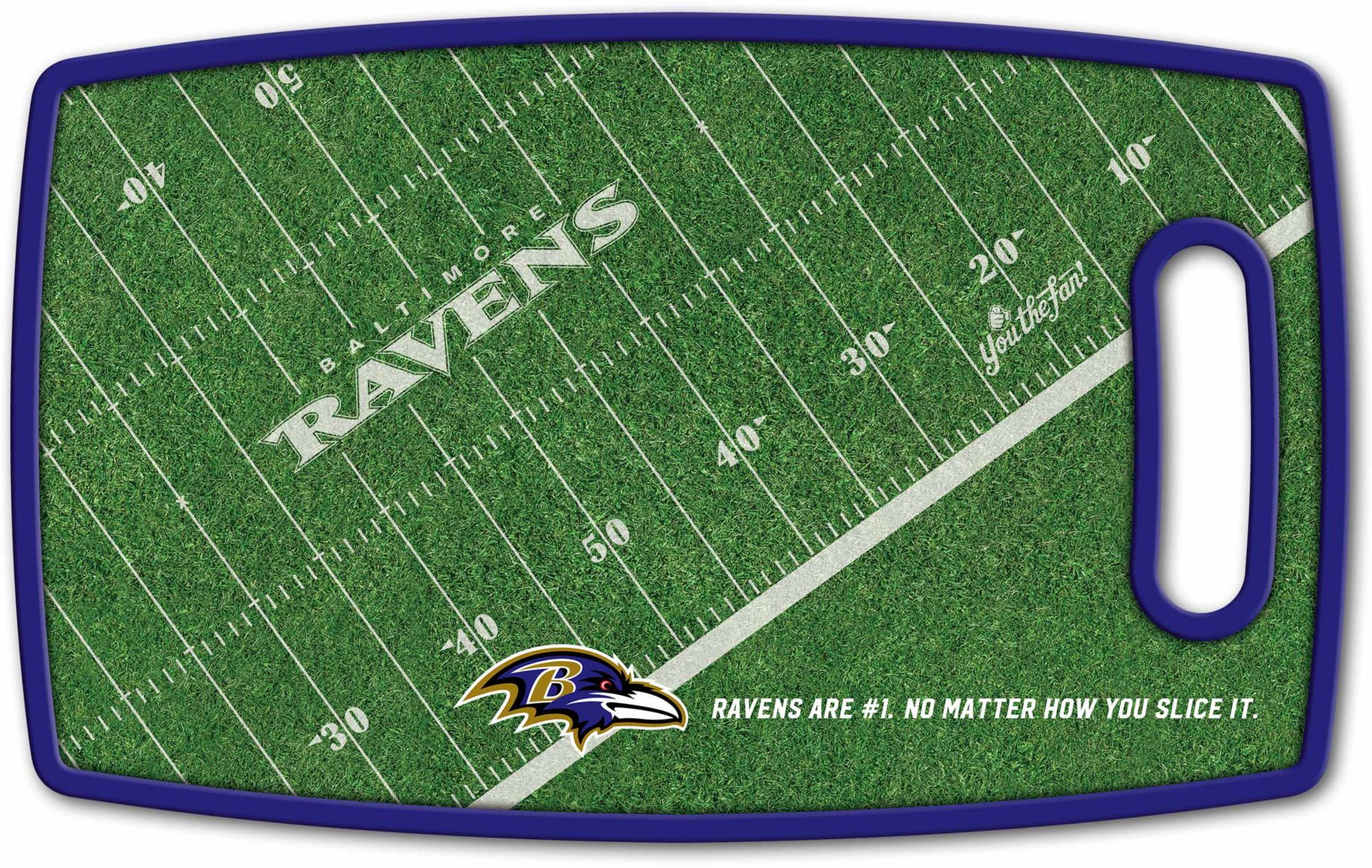 YouTheFan Baltimore Ravens Retro Cutting Board product image