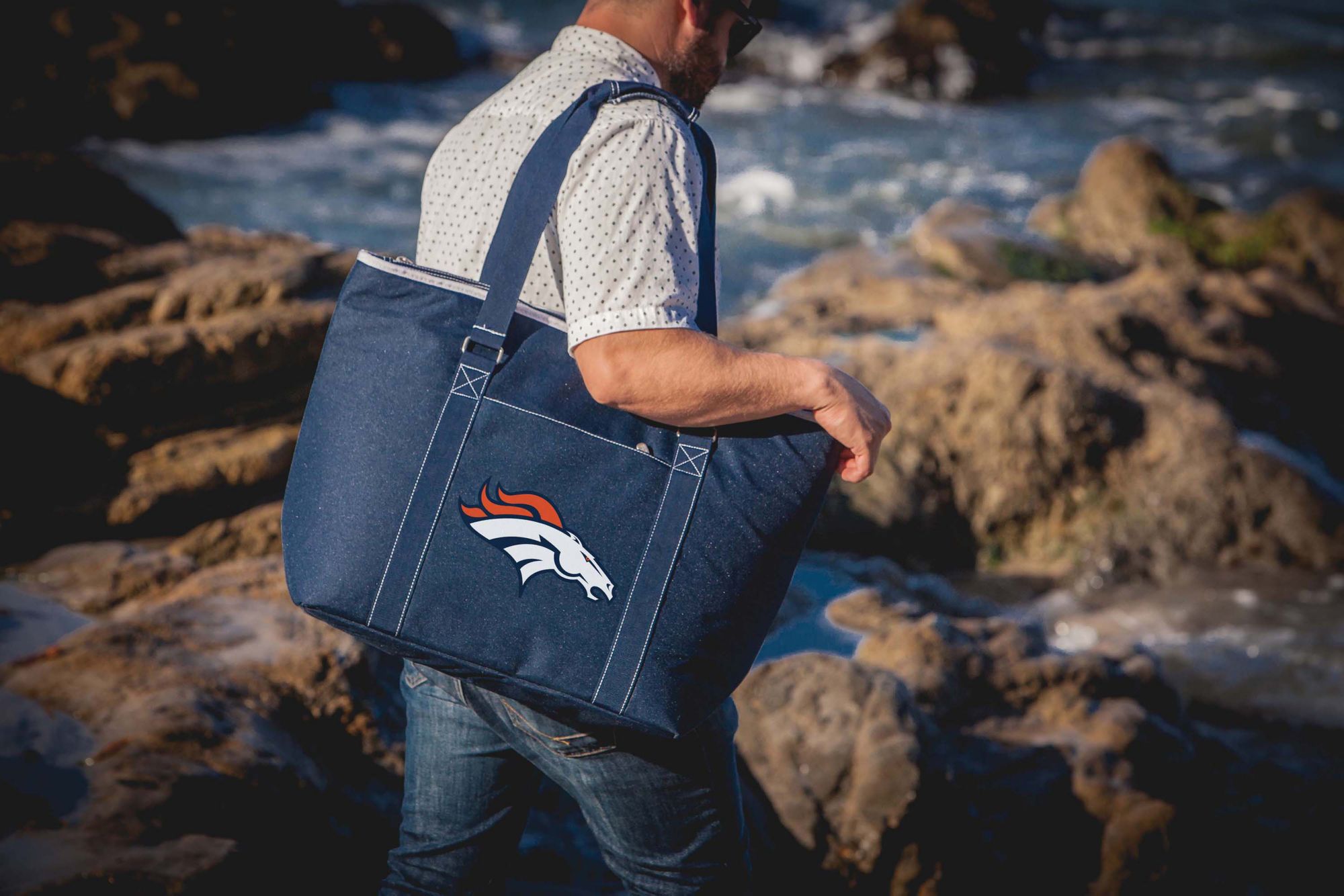 Picnic Time Denver Broncos Tahoe XL Cooler Tote Bag product image