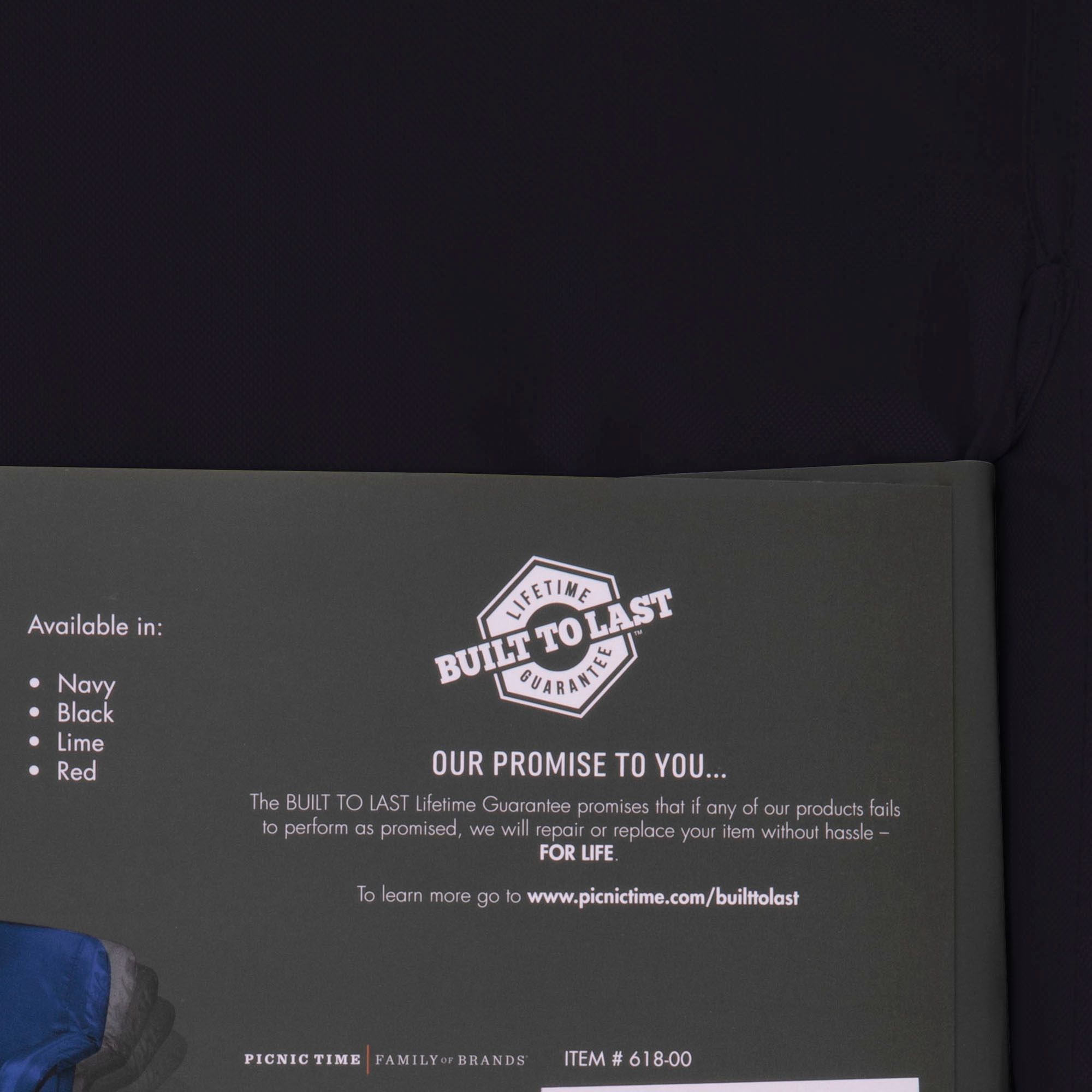 Picnic Time Green Bay Packers Black Reclining Stadium Seat product image