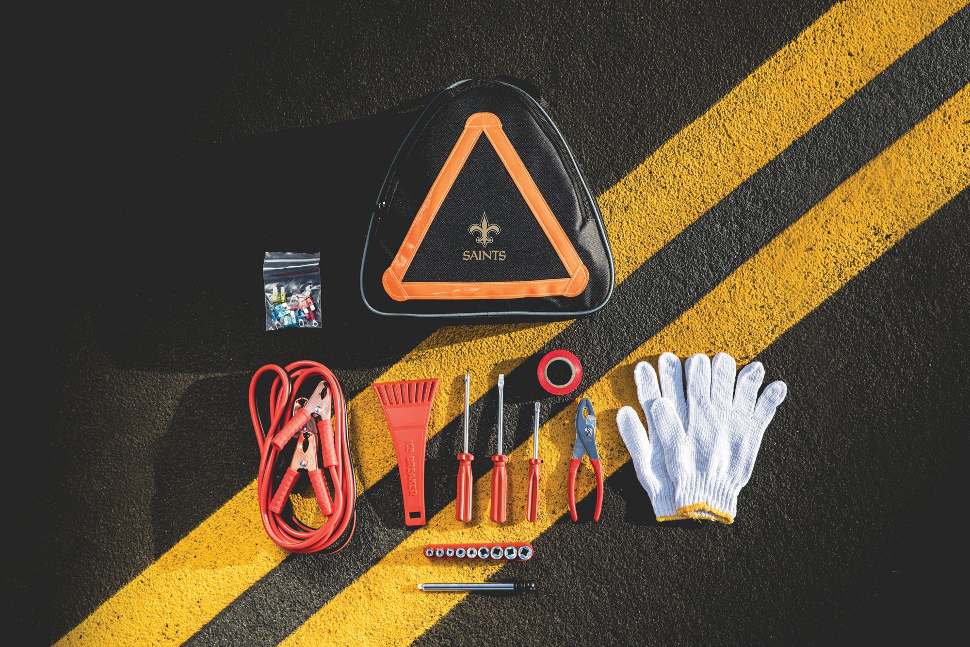 Picnic Time New Orleans Saints Emergency Roadside Car Kit product image