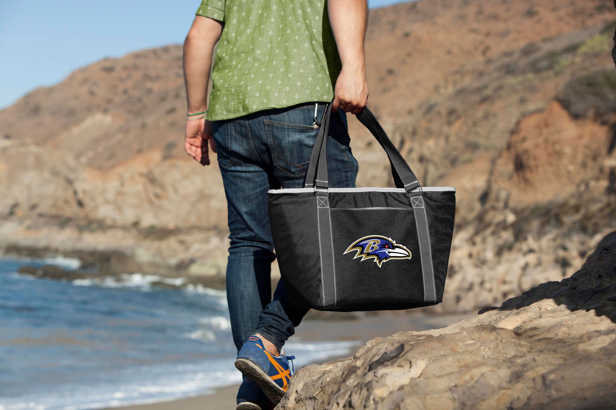 Picnic Time Baltimore Ravens Black Topanga Cooler Tote Bag product image