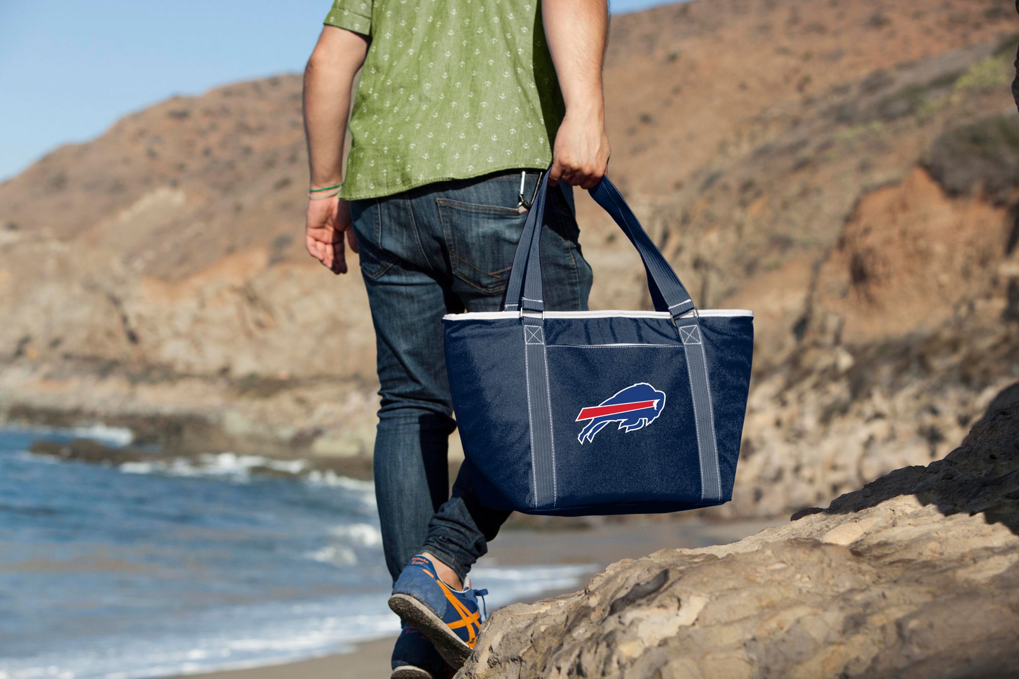 Picnic Time Buffalo Bills Navy Topanga Cooler Tote Bag