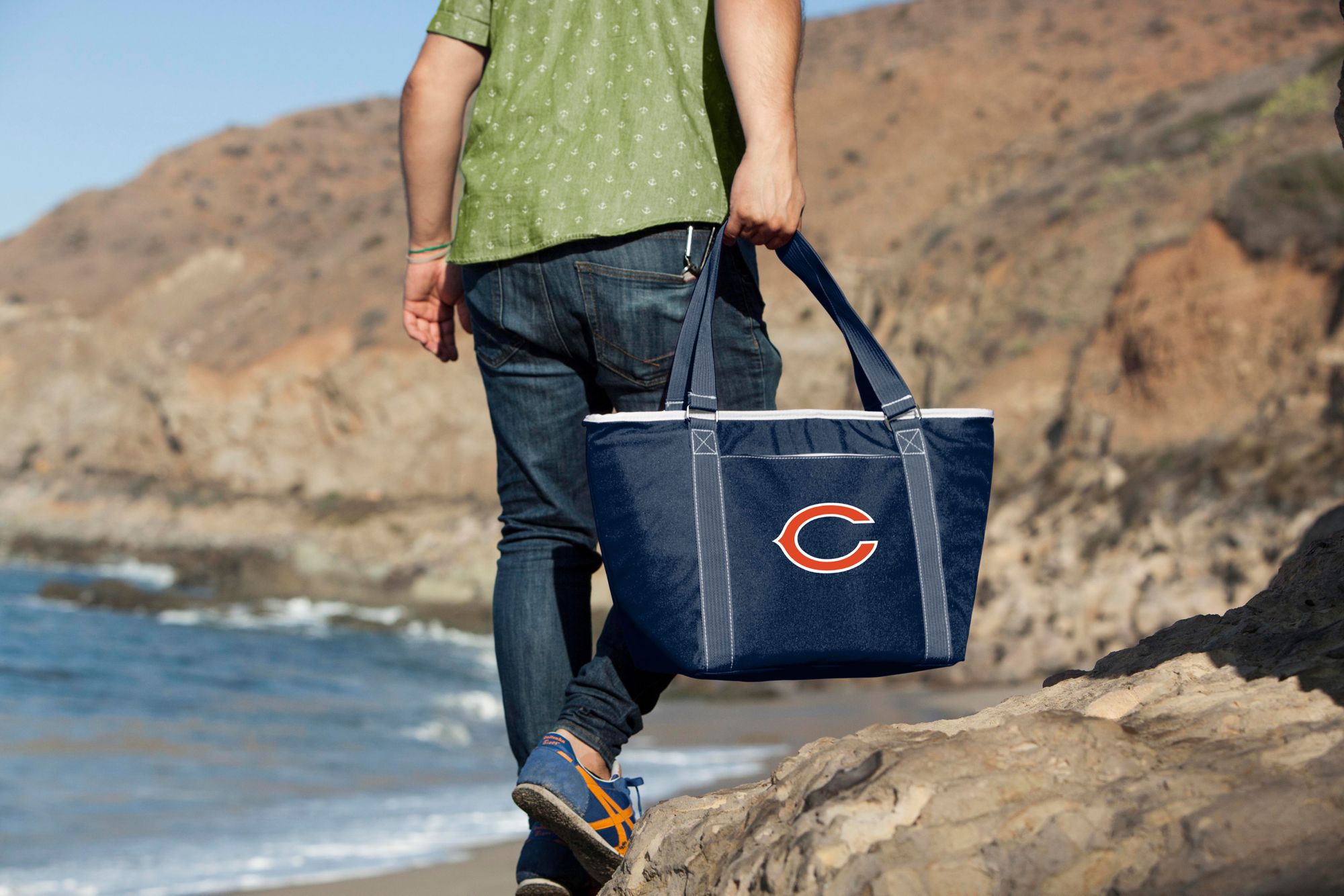 Picnic Time Chicago Bears Navy Topanga Cooler Tote Bag