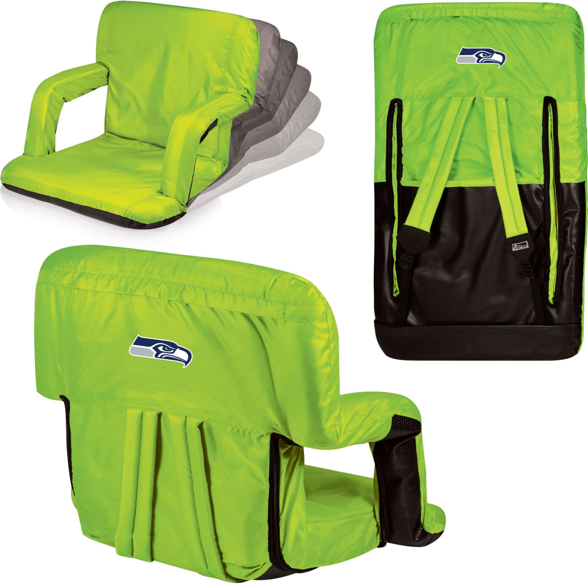 Picnic Time Seattle Seahawks Green Reclining Stadium Seat product image