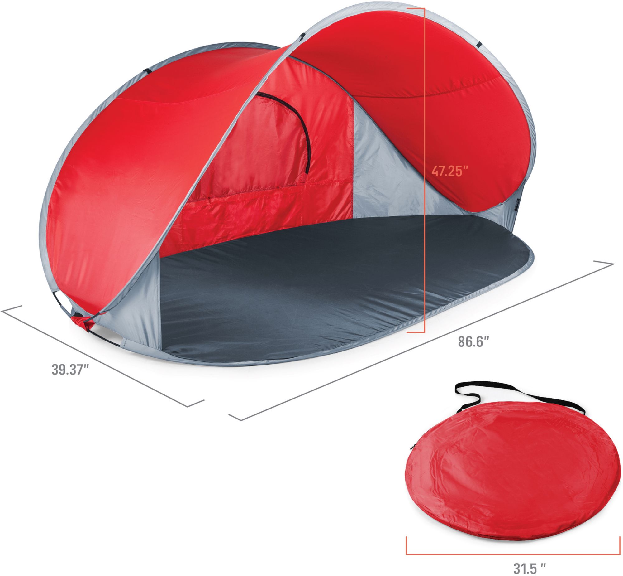 Picnic Time Arizona Cardinals Manta Portable Beach Tent