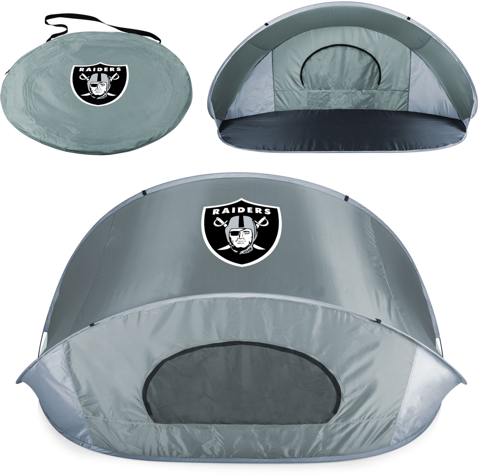 Picnic Time Las Vegas Raiders Manta Portable Beach Tent product image