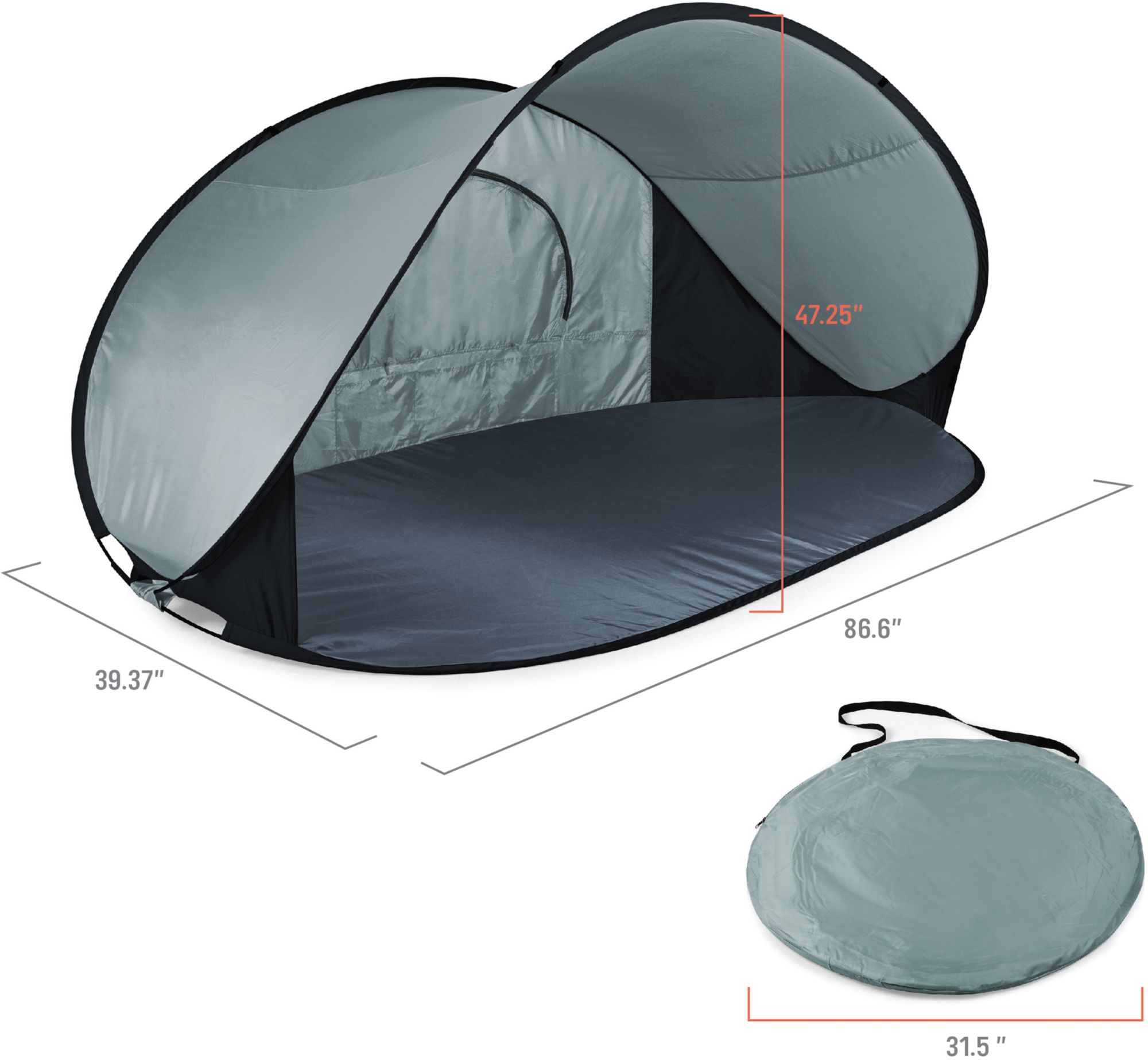 Picnic Time Philadelphia Eagles Manta Portable Beach Tent product image