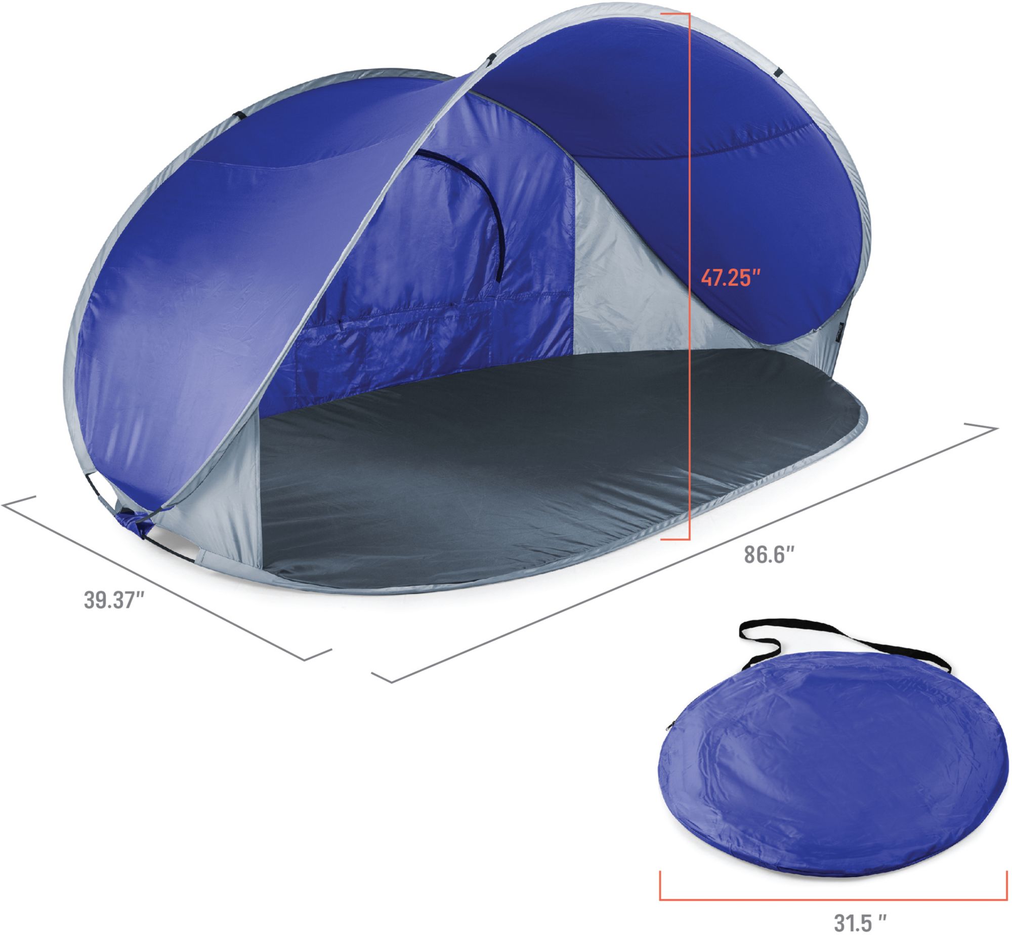 Picnic Time Denver Broncos Manta Portable Beach Tent product image