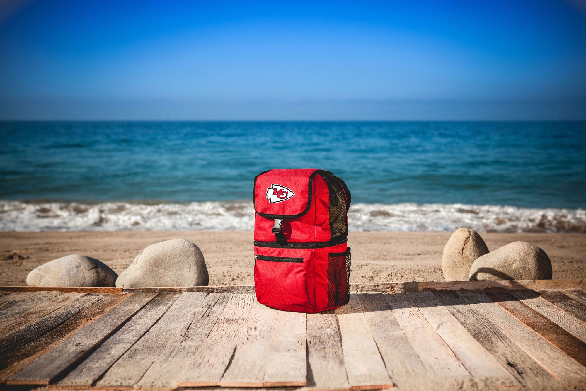 Picnic Time Kansas City Chiefs Red Zuma Backpack Cooler product image