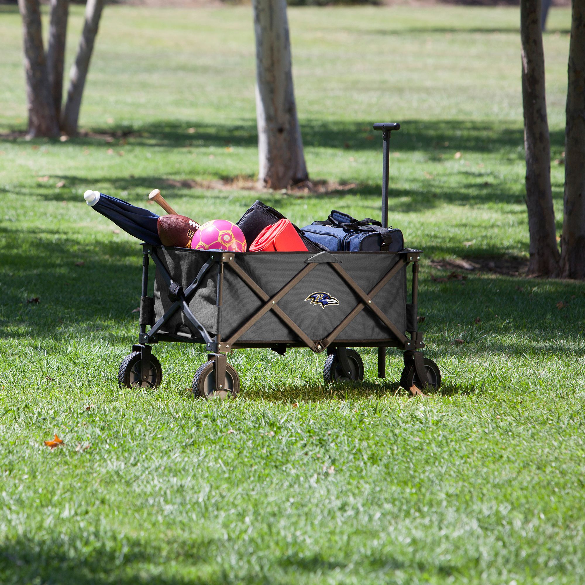 Picnic Time Baltimore Ravens Portable Utility Wagon