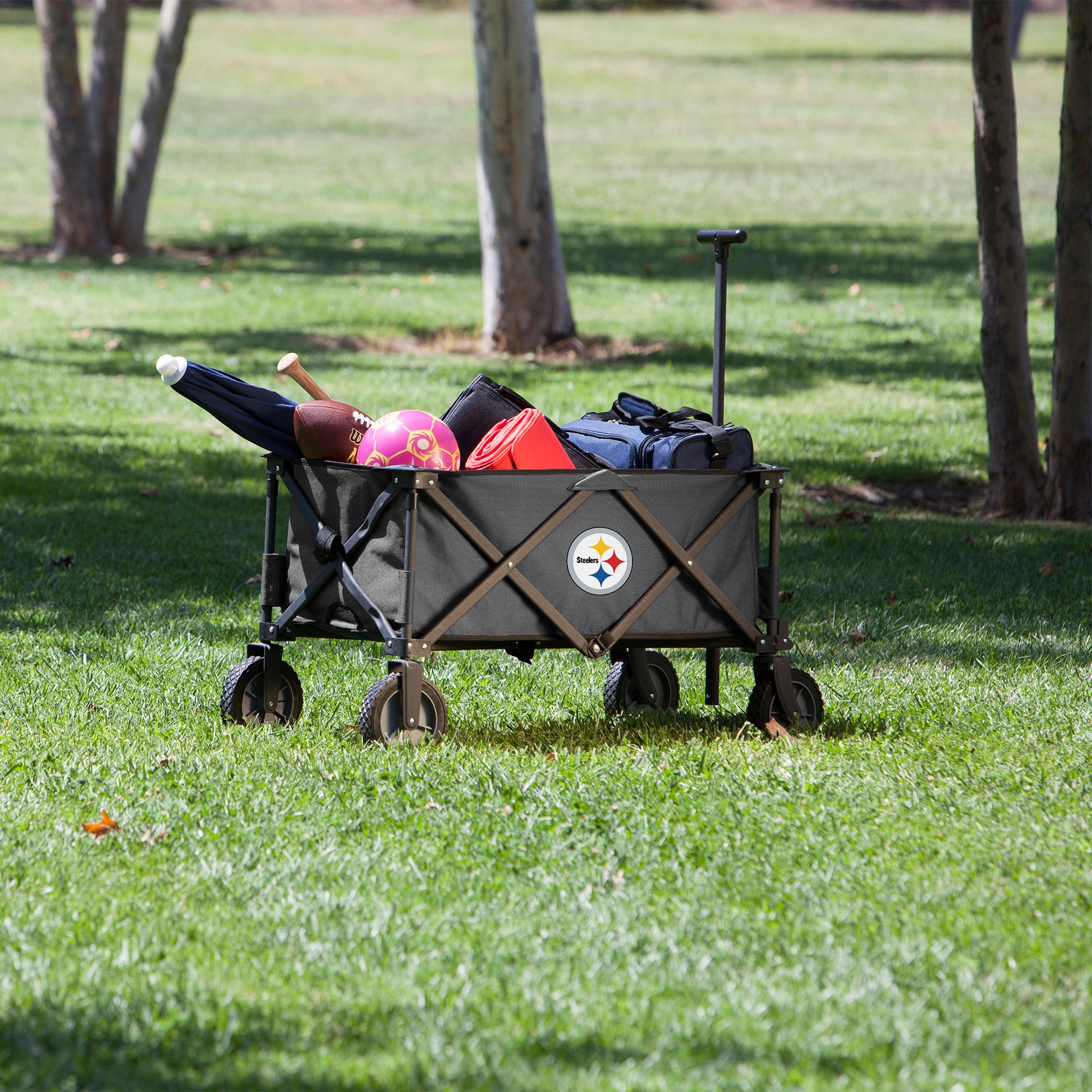 Picnic Time Pittsburgh Steelers Portable Utility Wagon product image