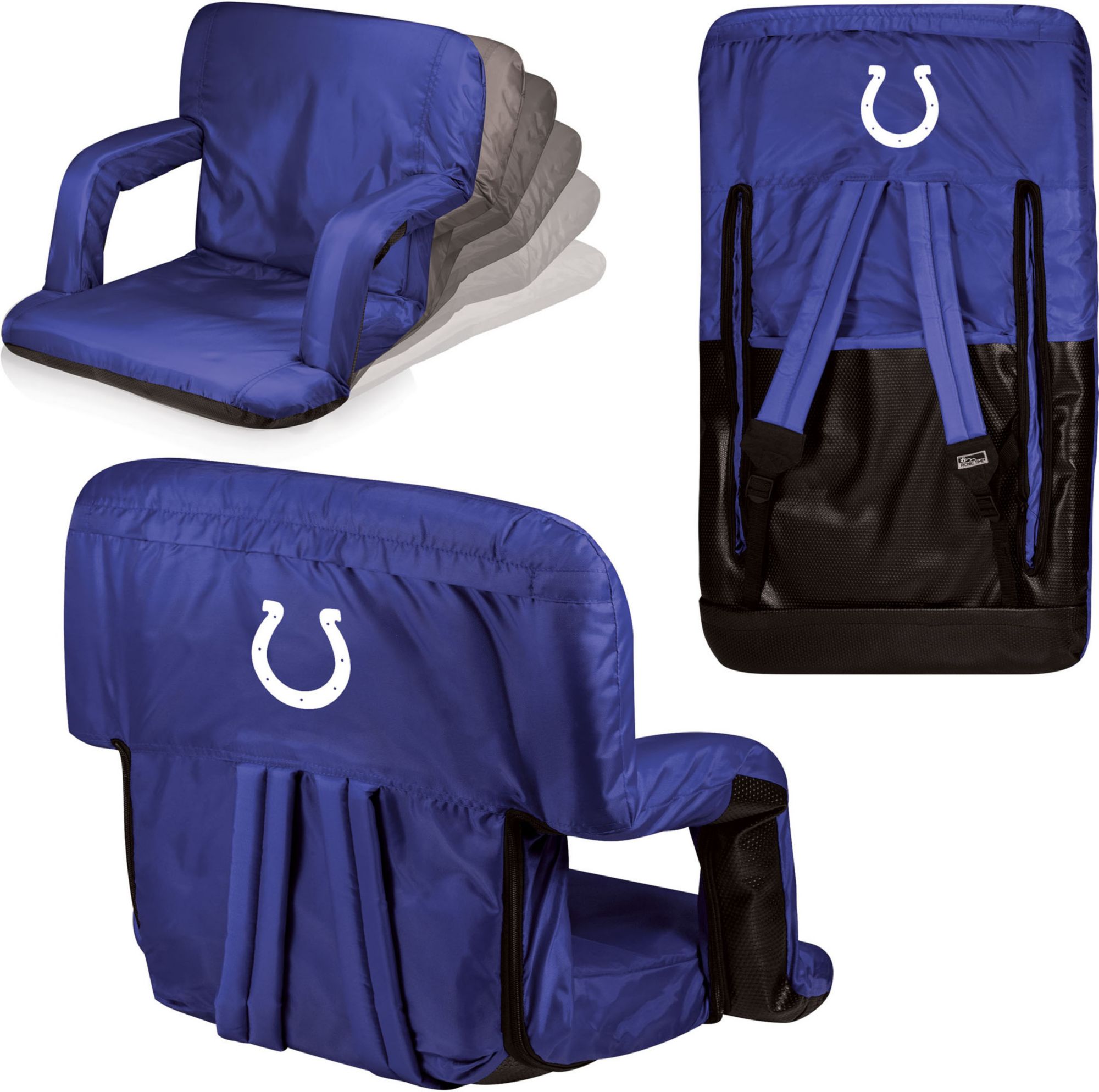 Picnic Time Indianapolis Colts Navy Reclining Stadium Seat