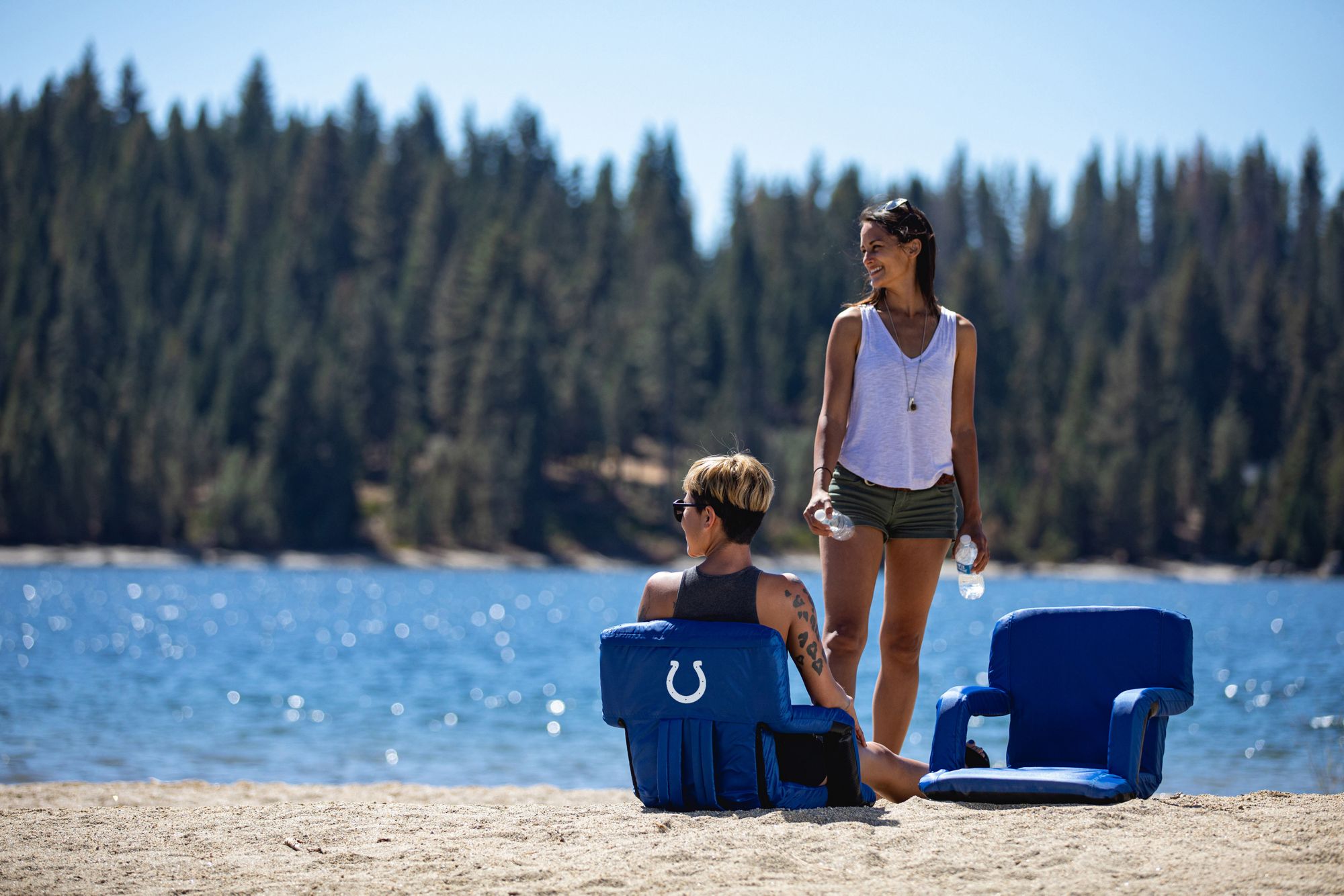 Picnic Time Indianapolis Colts Navy Reclining Stadium Seat product image