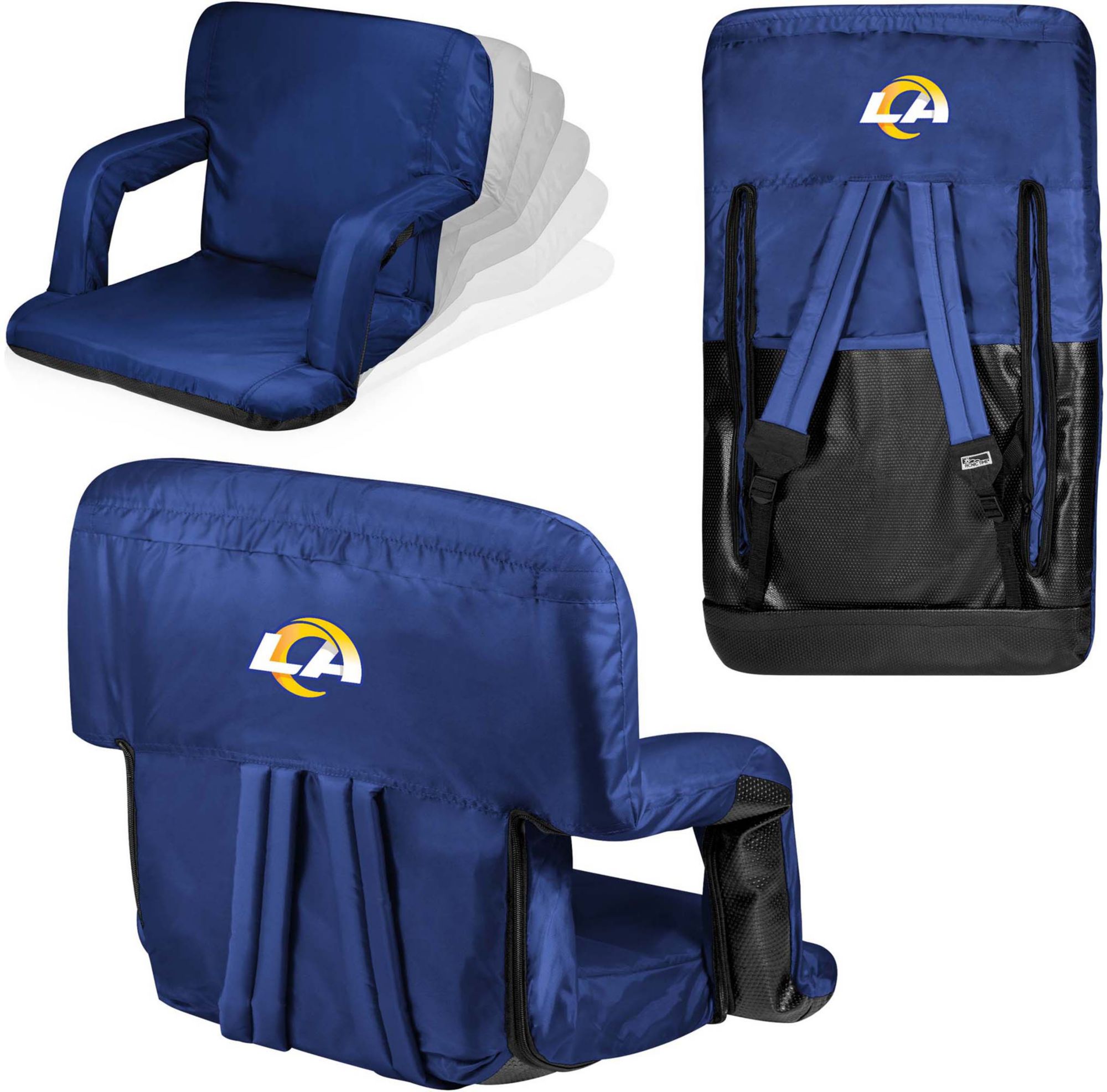 Picnic Time Los Angeles Rams Navy Reclining Stadium Seat product image