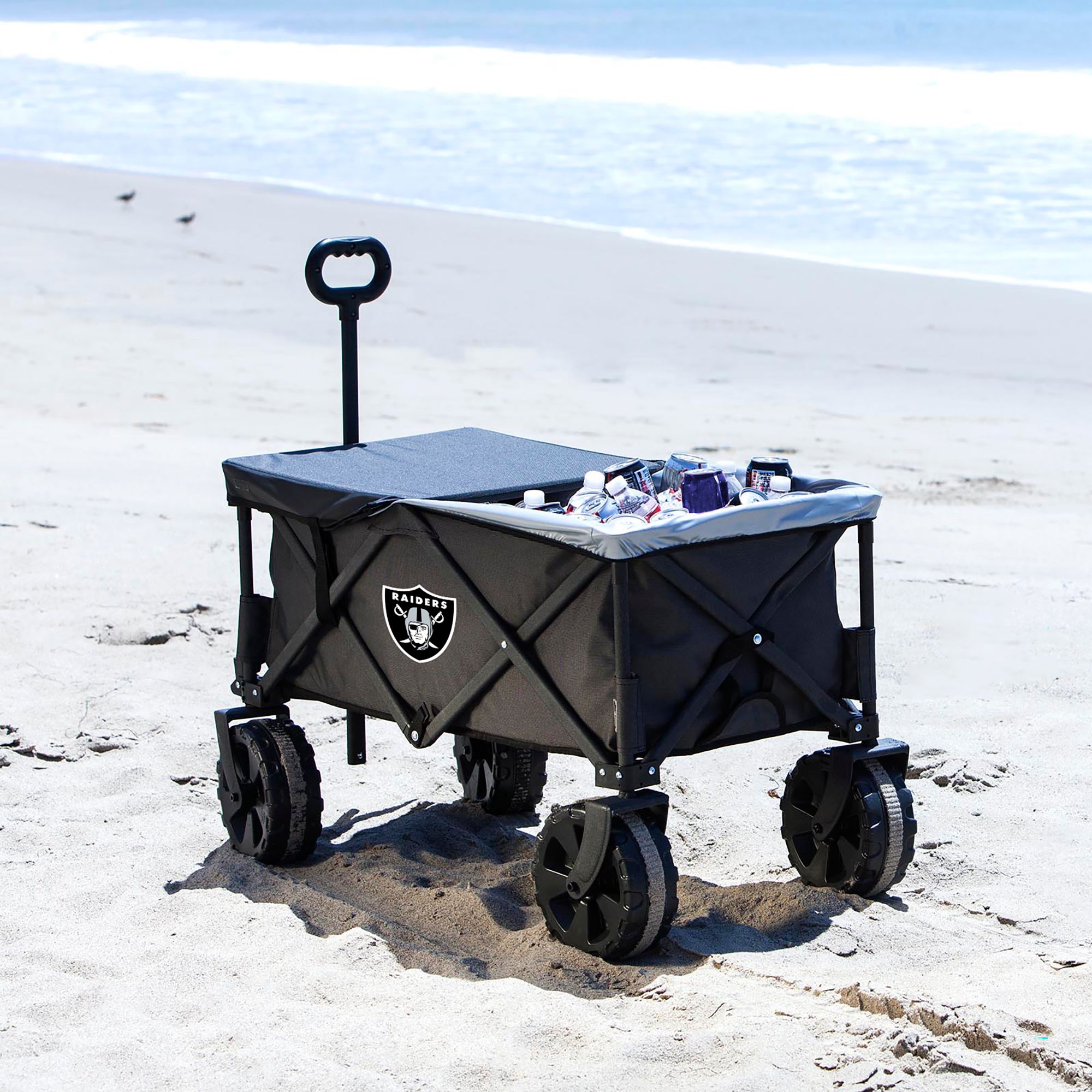 Picnic Time Las Vegas Raiders Elite Portable Utility Wagon product image