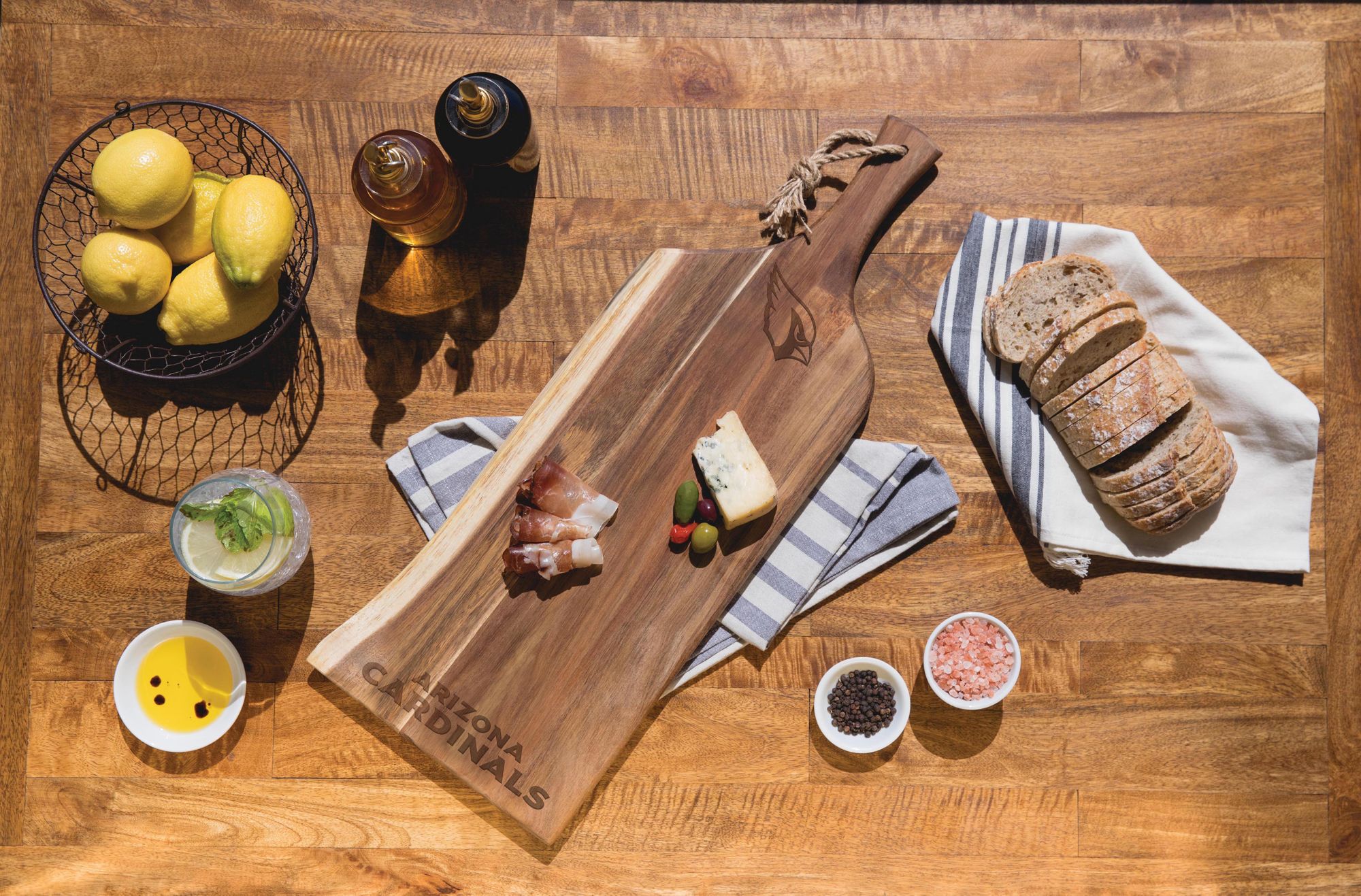 Picnic Time Arizona Cardinals Acacia Charcuterie Board product image