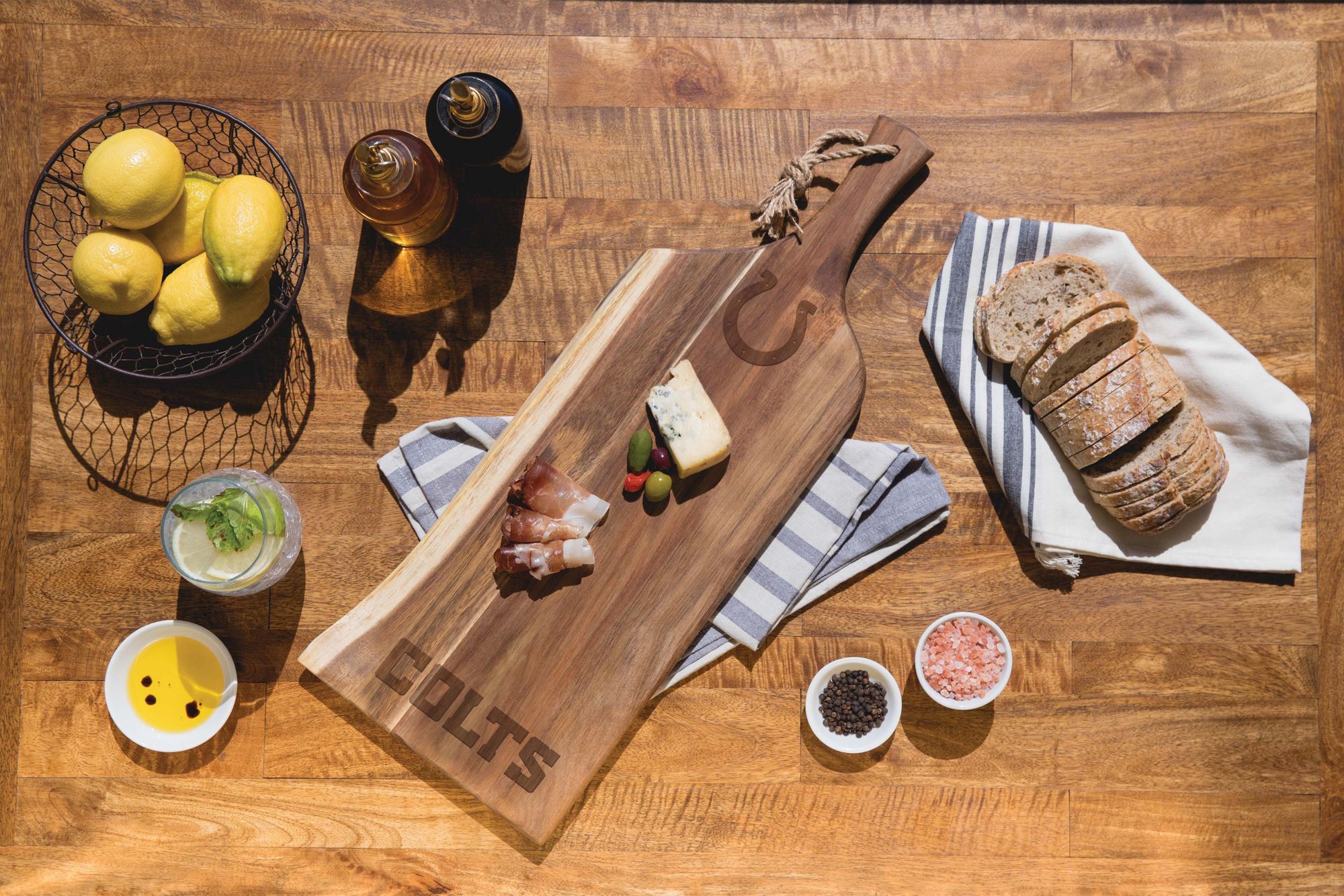 Picnic Time Indianapolis Colts Acacia Charcuterie Board product image
