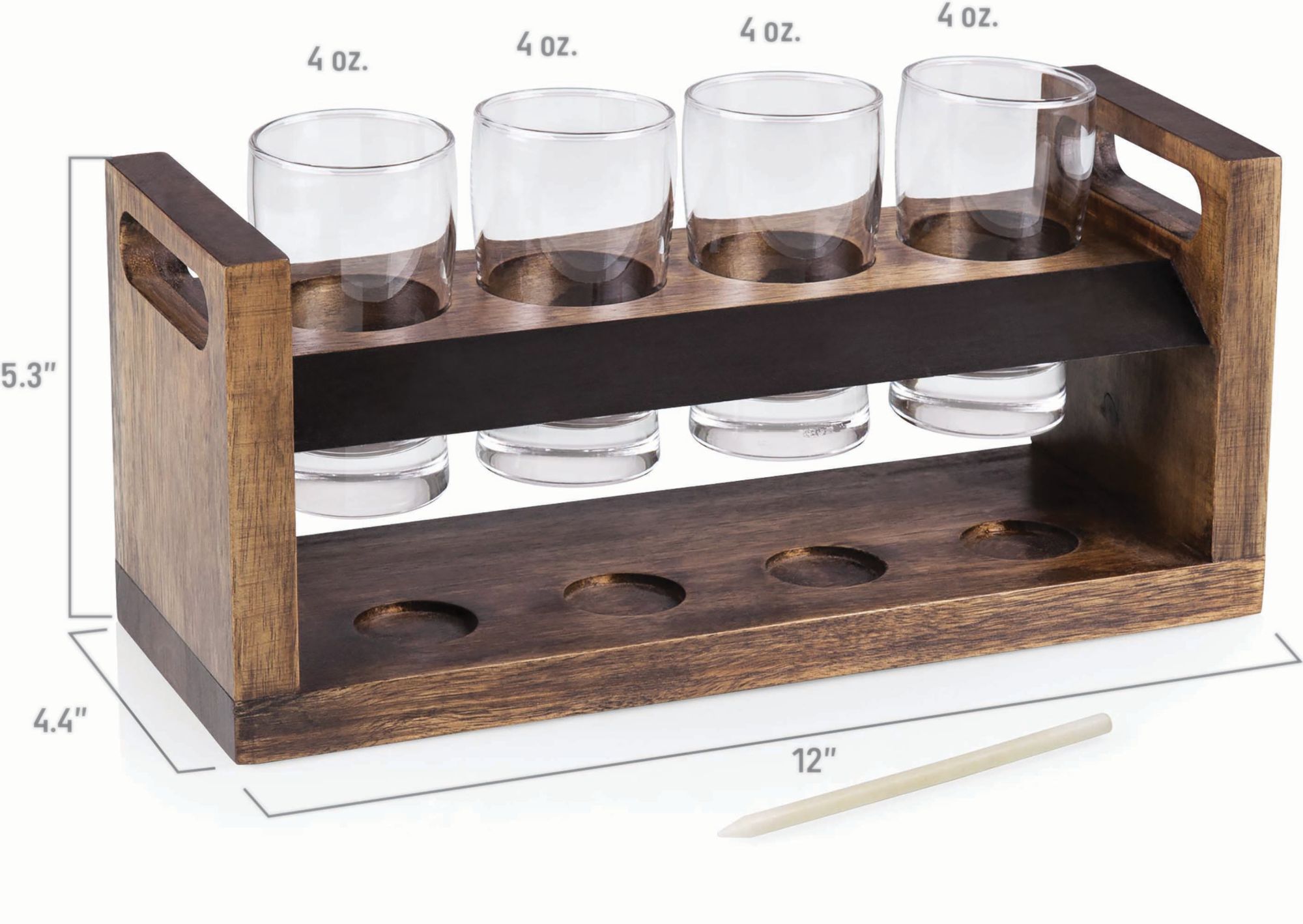 Picnic Time Los Angeles Chargers Beer Flight Beverage Sampler product image