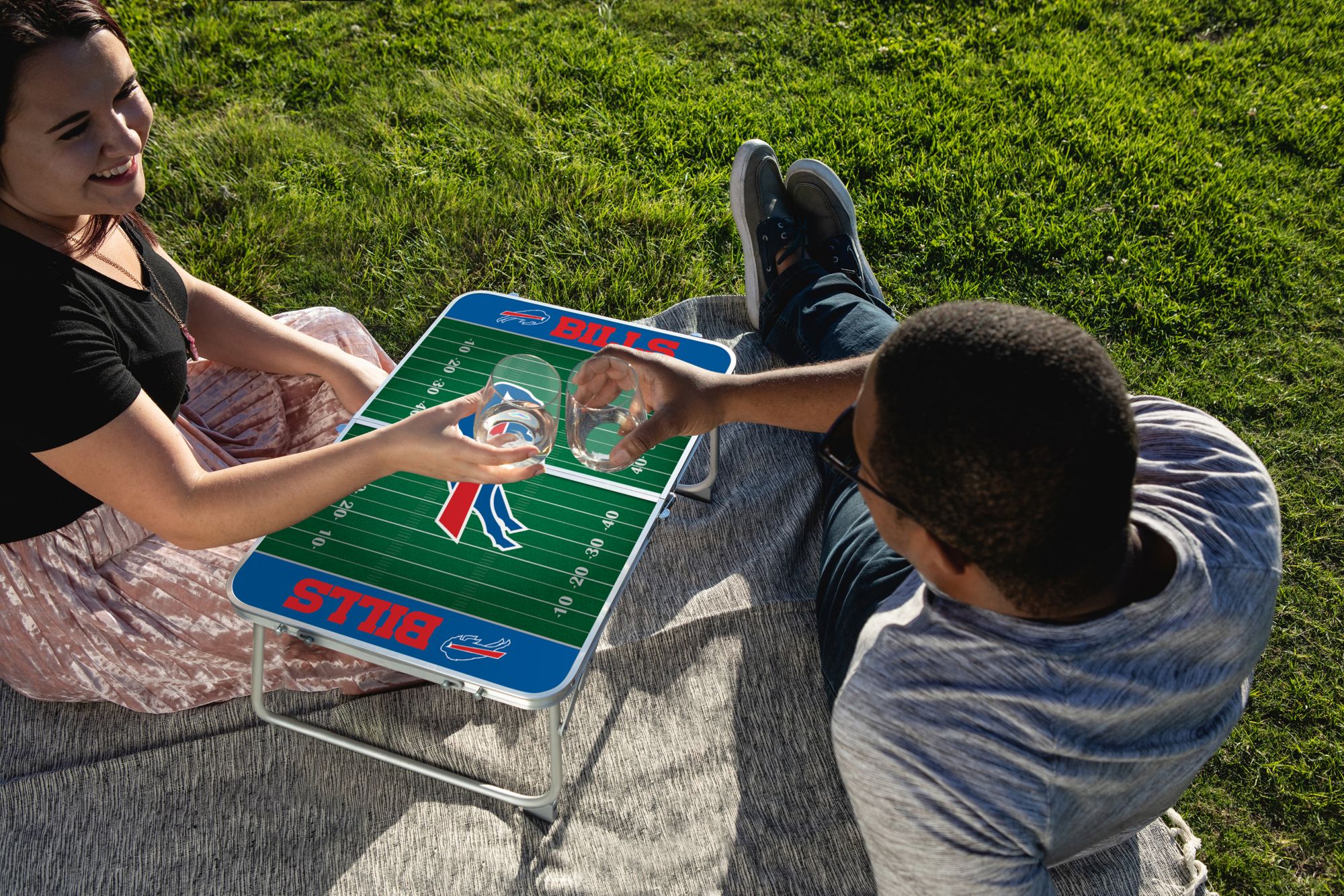 Picnic Time Buffalo Bills Mini Portable Concert Table product image