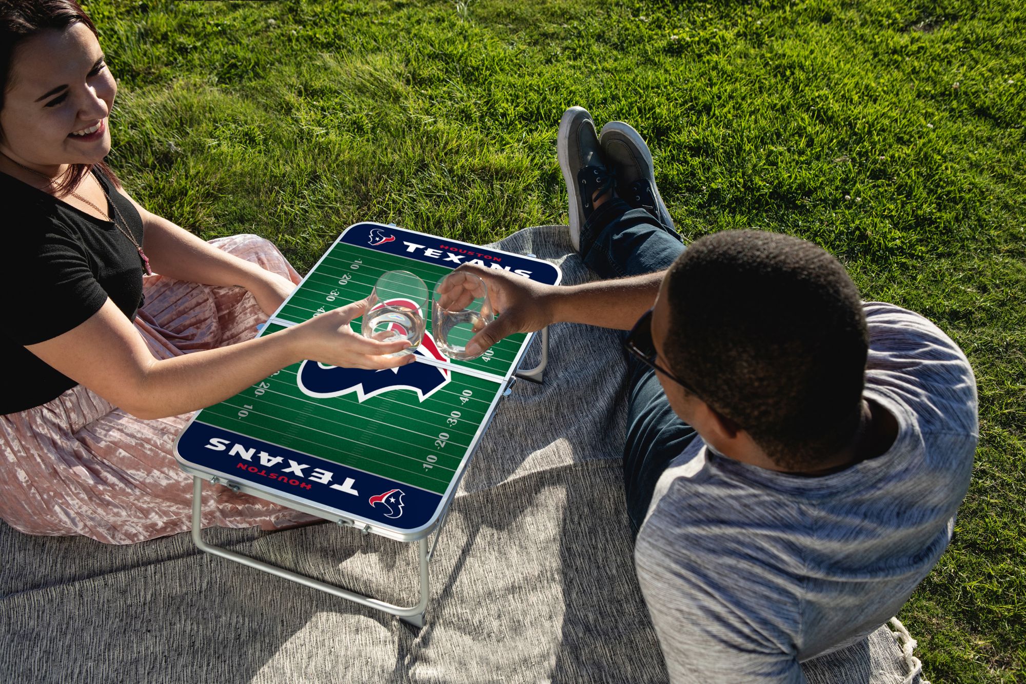 Picnic Time Houston Texans Mini Portable Concert Table product image