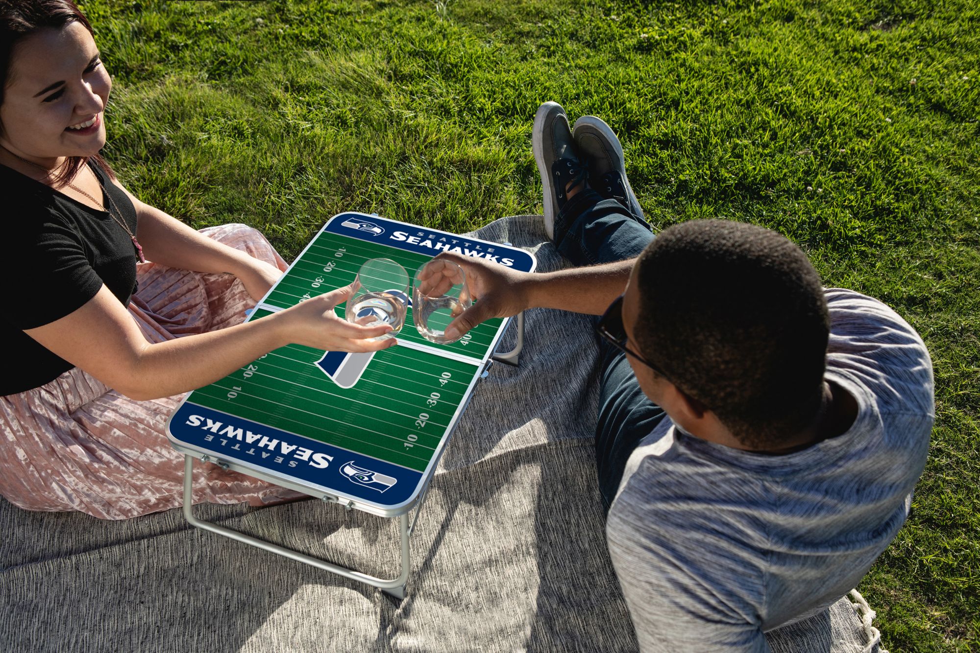 Picnic Time Seattle Seahawks Mini Portable Concert Table product image