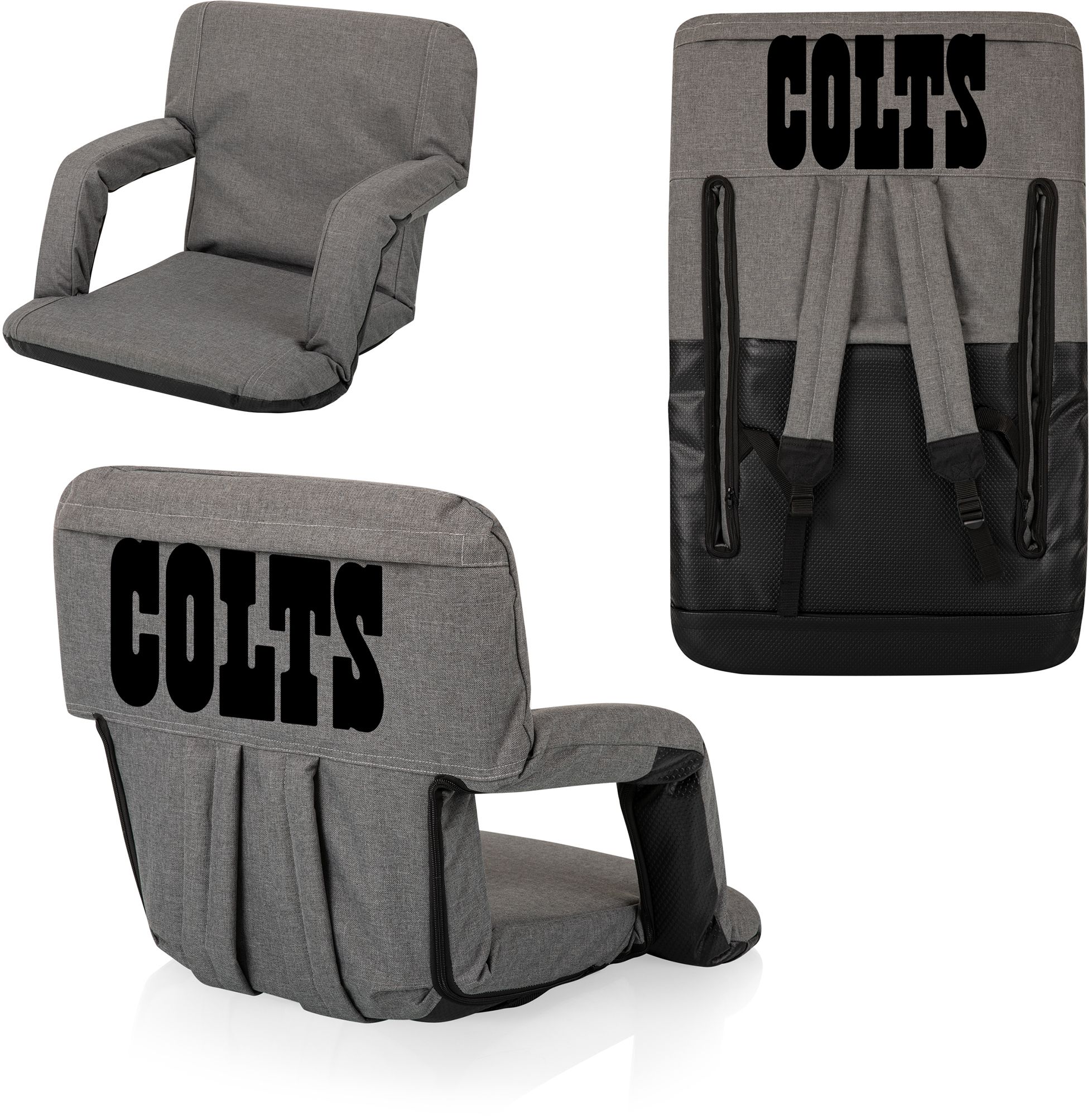 Picnic Time Indianapolis Colts Gray Reclining Stadium Seat