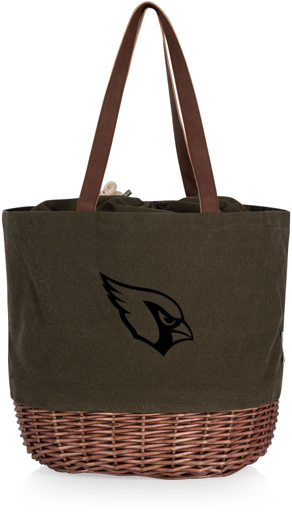 Picnic Time Arizona Cardinals Coronado Canvas and Willow Basket Tote product image