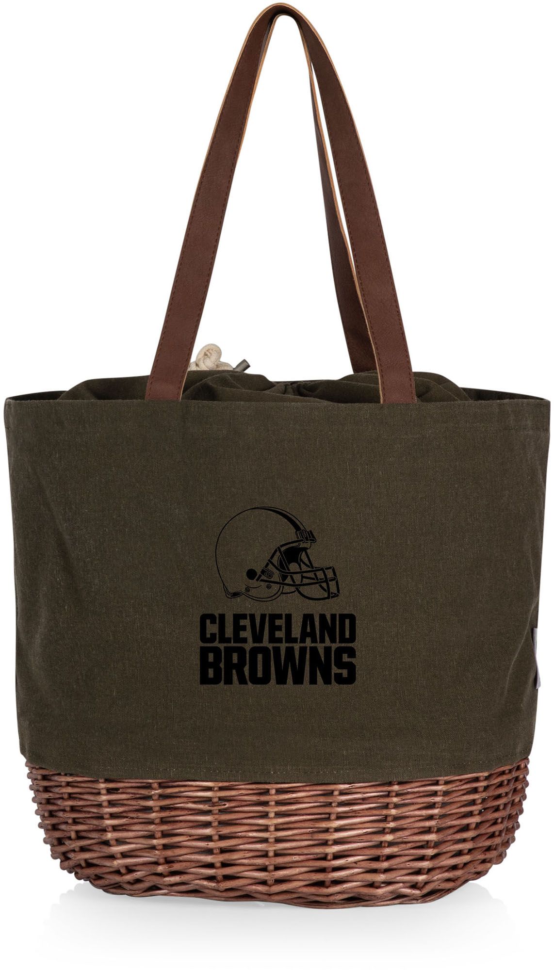 Picnic Time Cleveland Browns Coronado Canvas and Willow Basket Tote product image