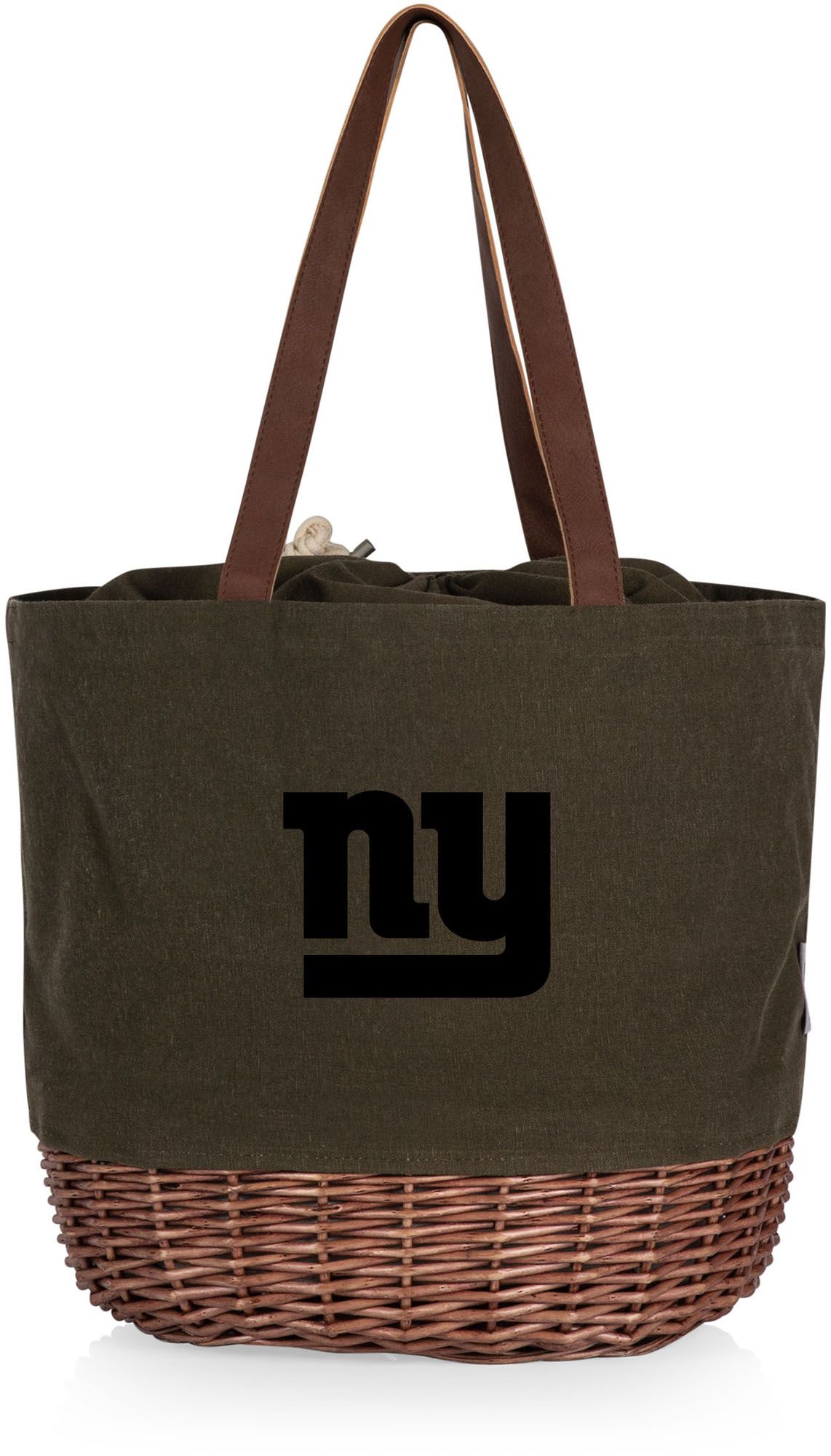 Picnic Time New York Giants Coronado Canvas and Willow Basket Tote product image