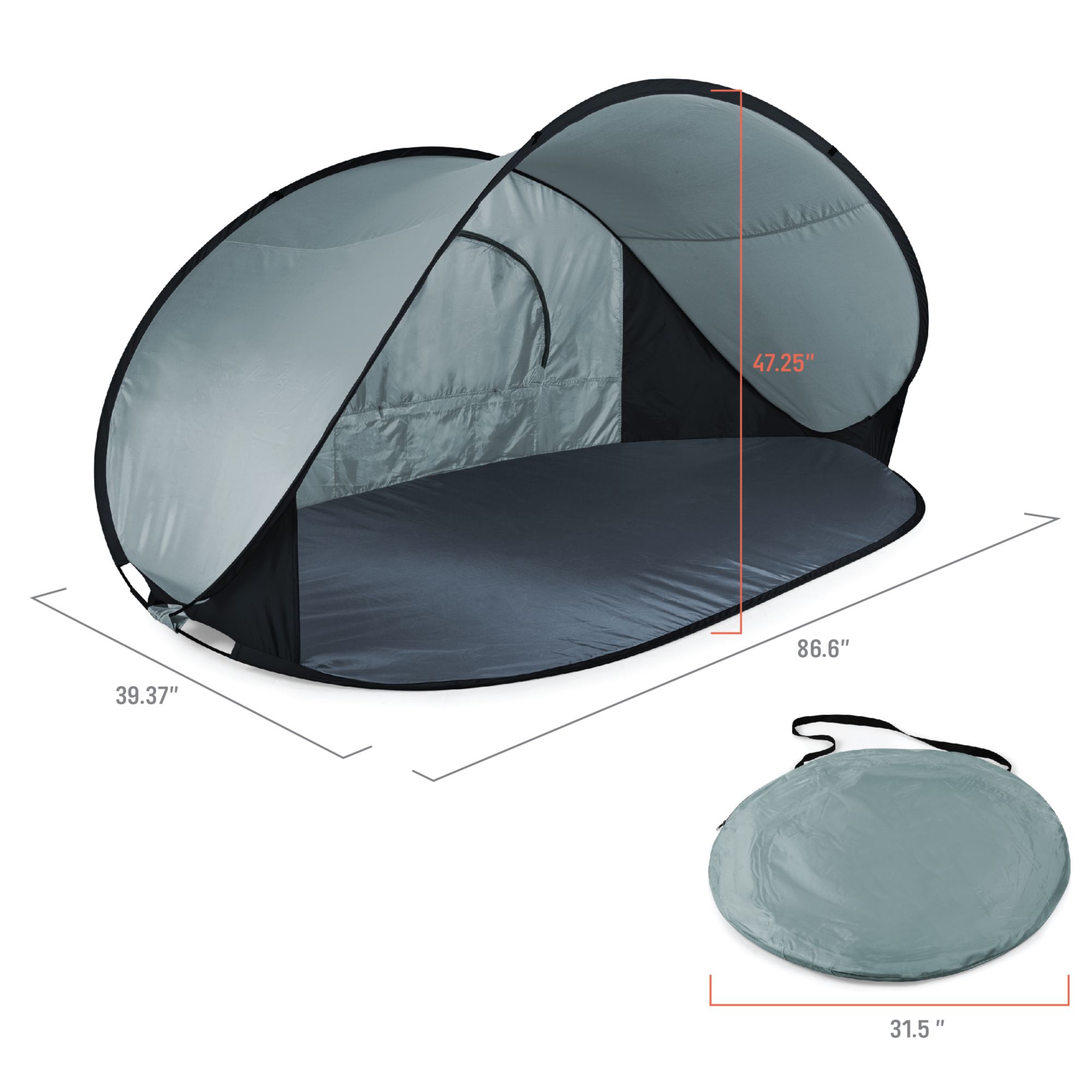 Picnic Time Washington Commanders Manta Portable Beach Tent product image