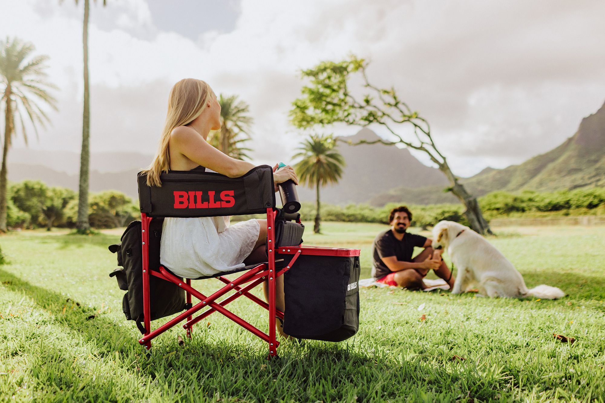 Picnic Time Buffalo Bills Red All-In-One Chair product image