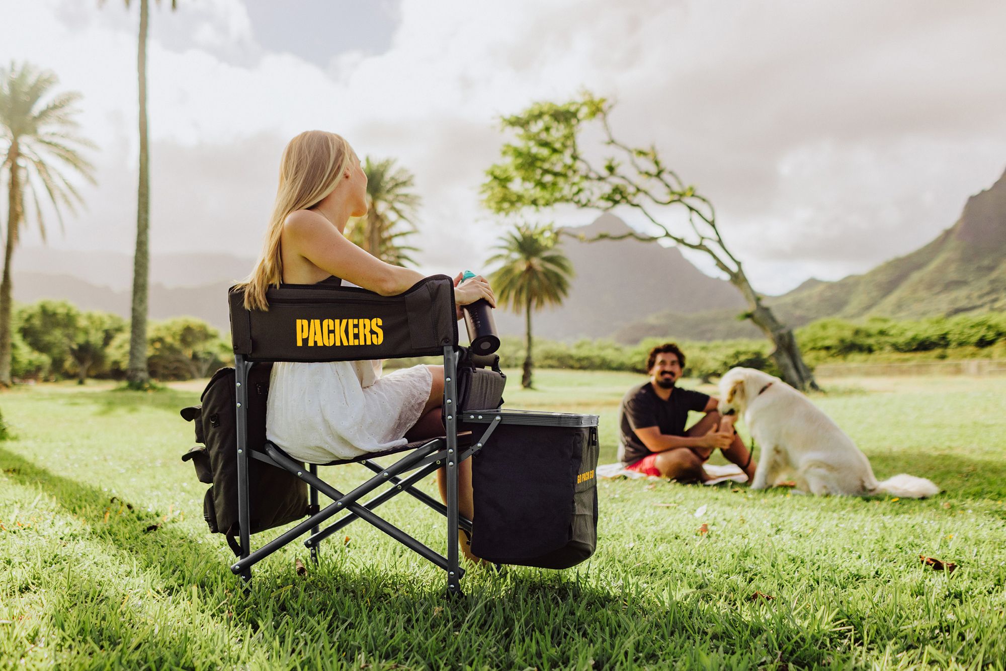 Picnic Time Green Bay Packers All-In-One Chair product image