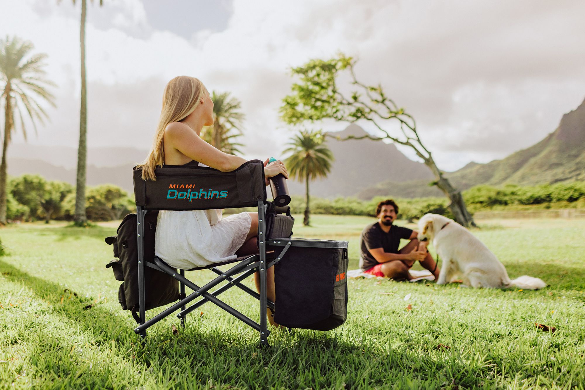Picnic Time Miami Dolphins All-In-One Chair product image