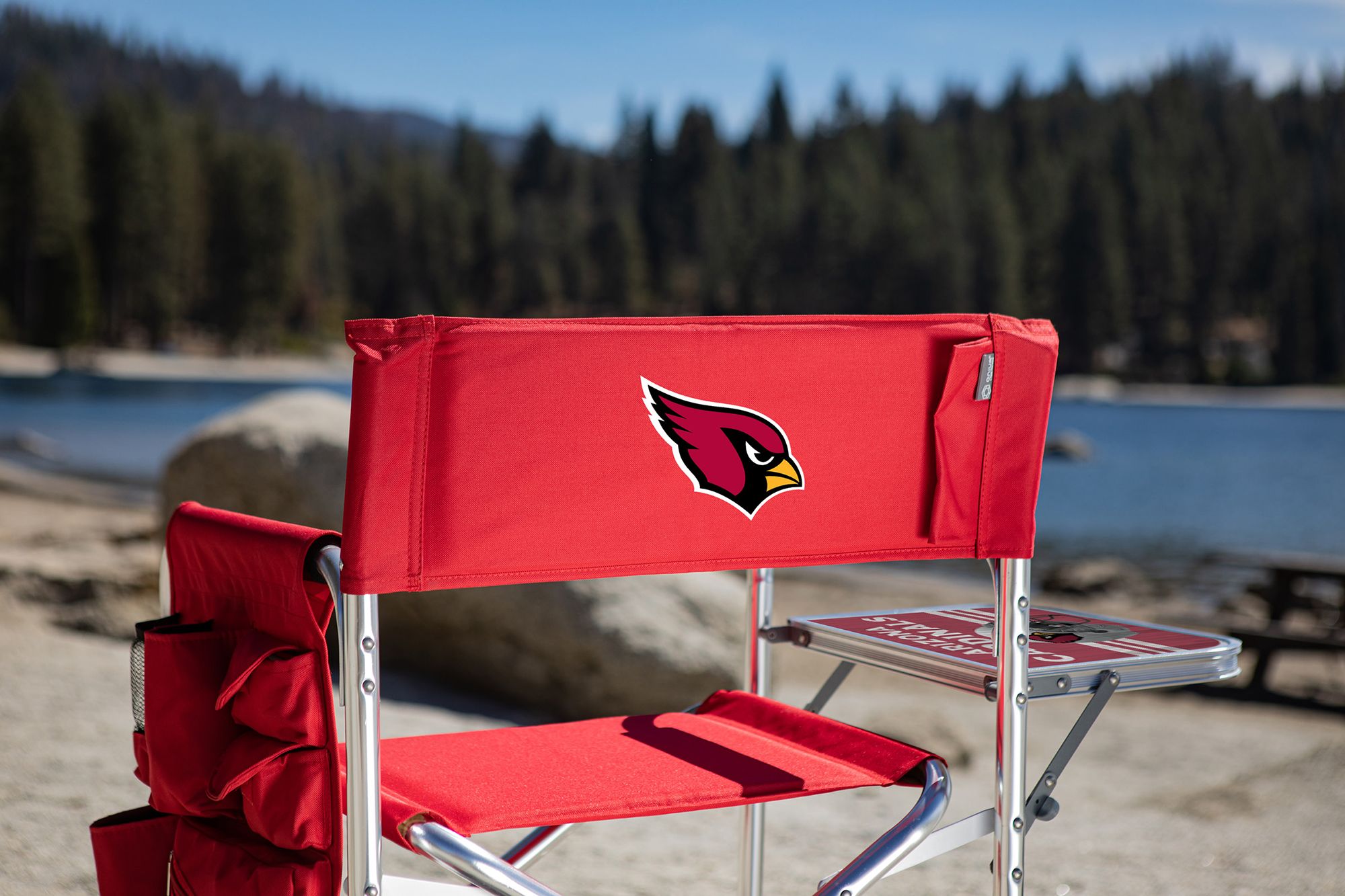 Picnic Time Arizona Cardinals Red Chair with Table product image